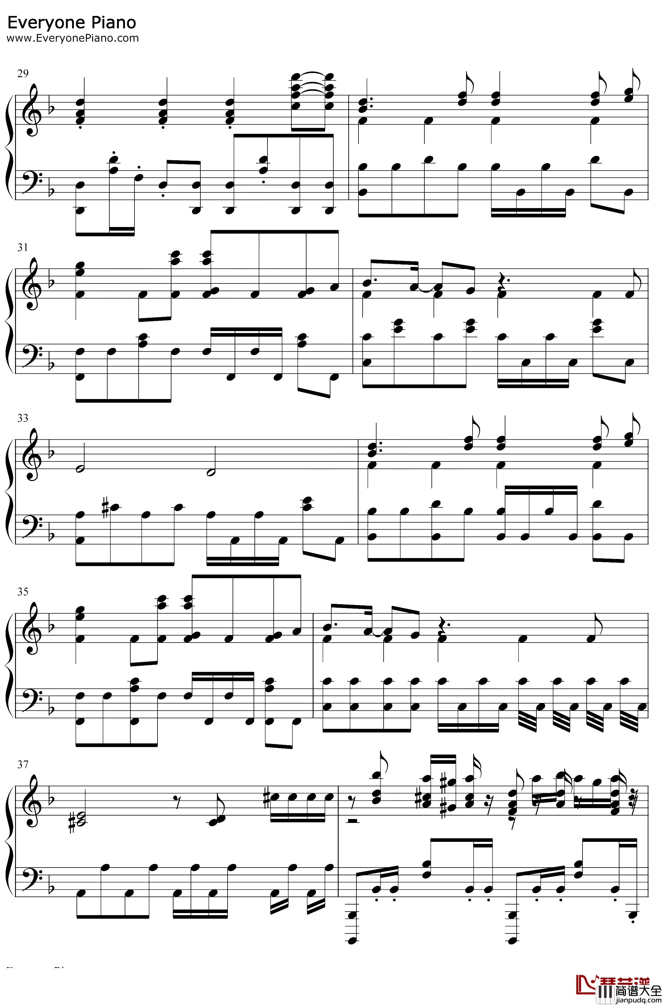 Strange_Meat_Pie钢琴谱_(K)NoW_NAME_异兽魔都ED