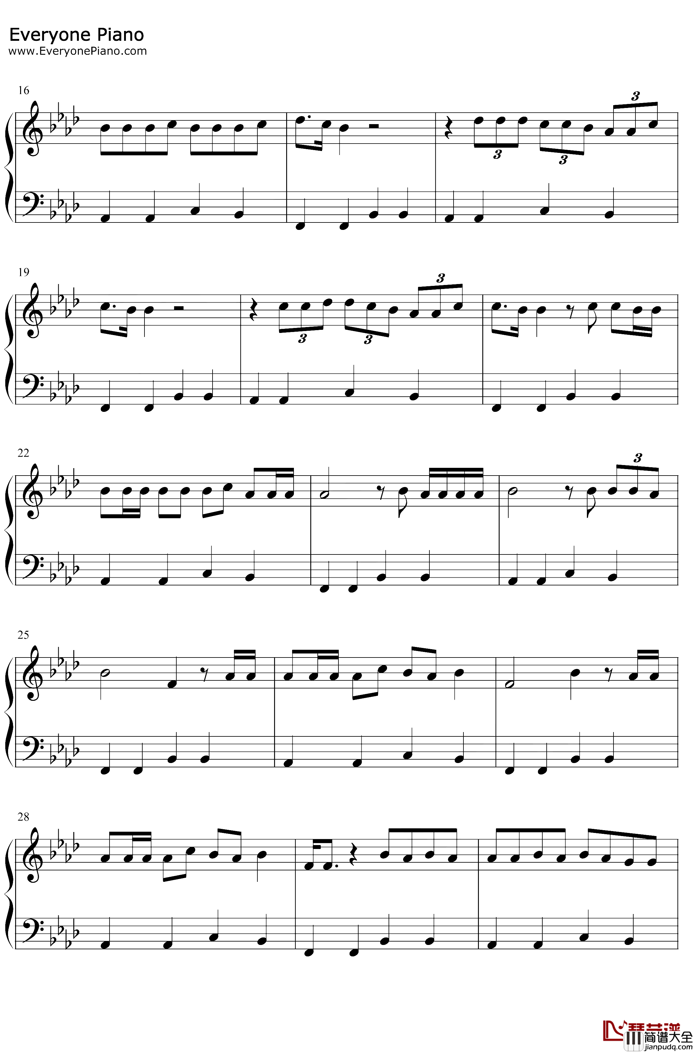 Roses钢琴谱_Saint_Jhn