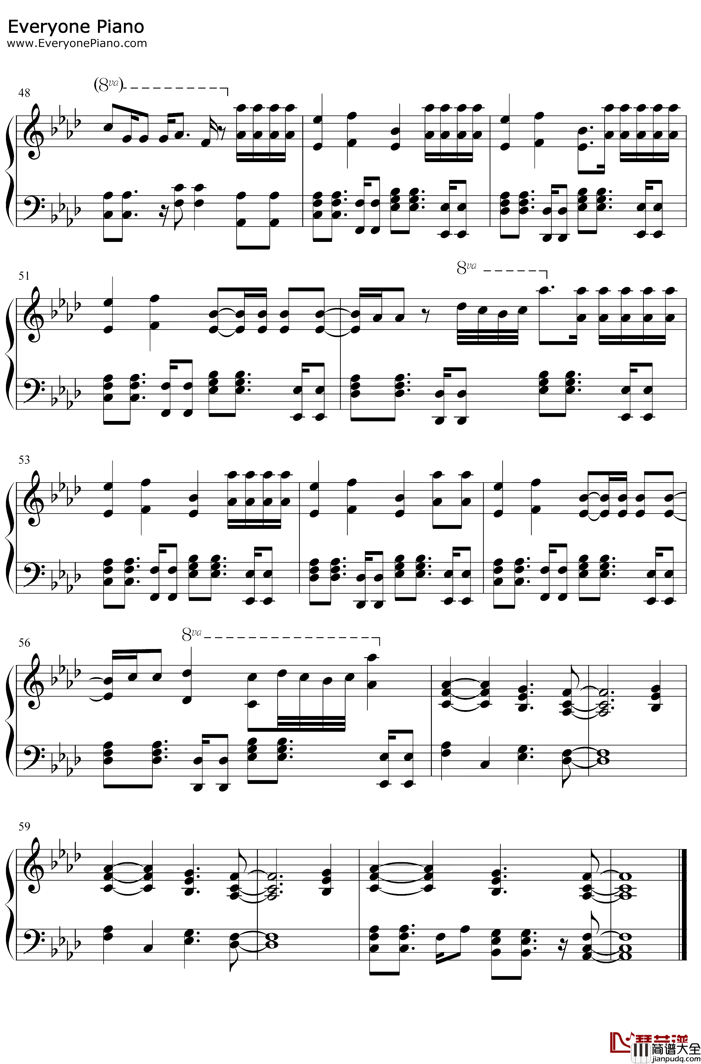 Hide钢琴谱_Juice_Wrld_Seezyn_蜘蛛侠平行宇宙OST