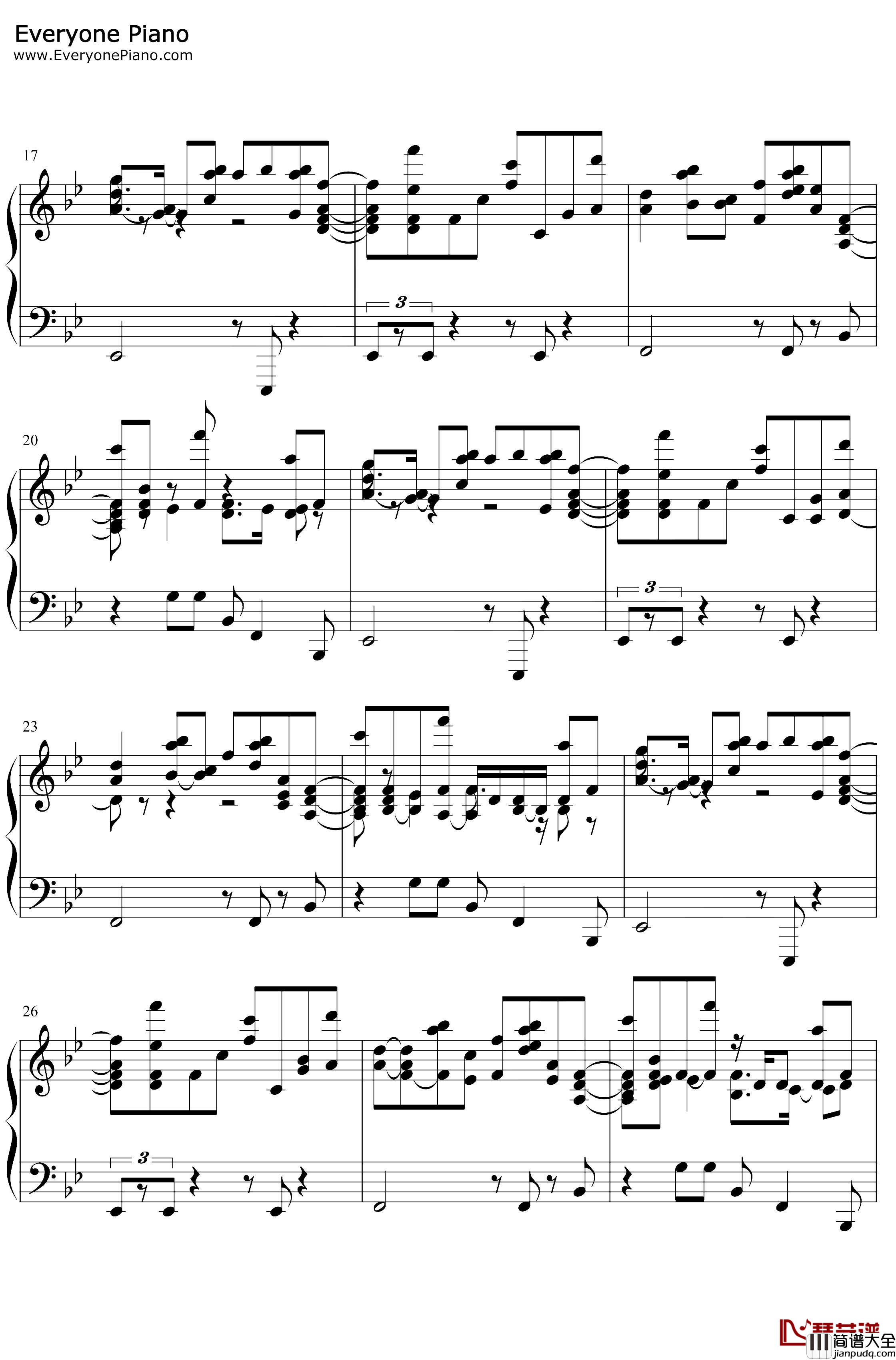 鏡面の波钢琴谱_YURiKA_宝石之国OP