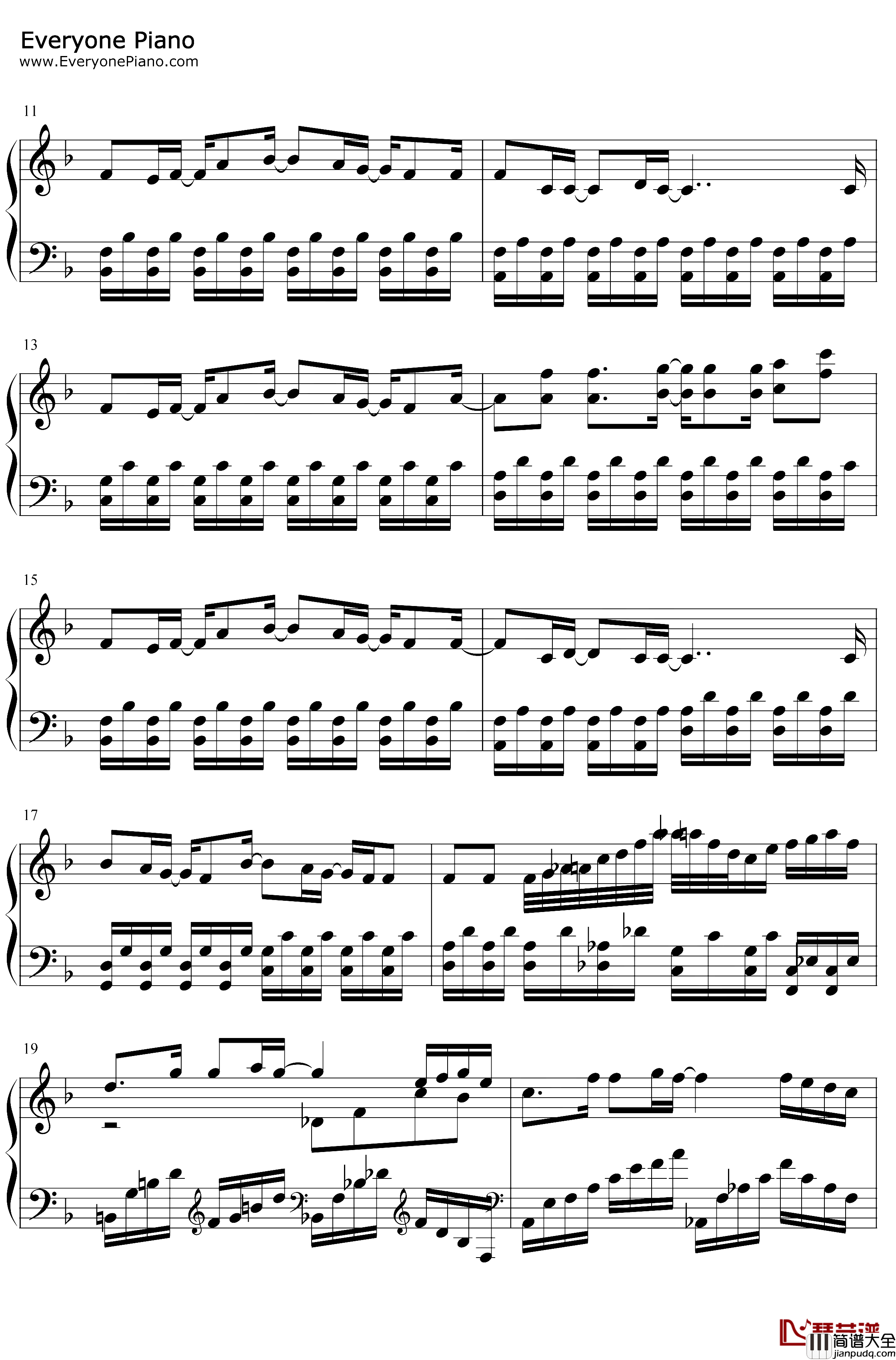 Last_Chapter钢琴谱_NanoRipe_ラストチャプター_食戟之灵豪之皿OP