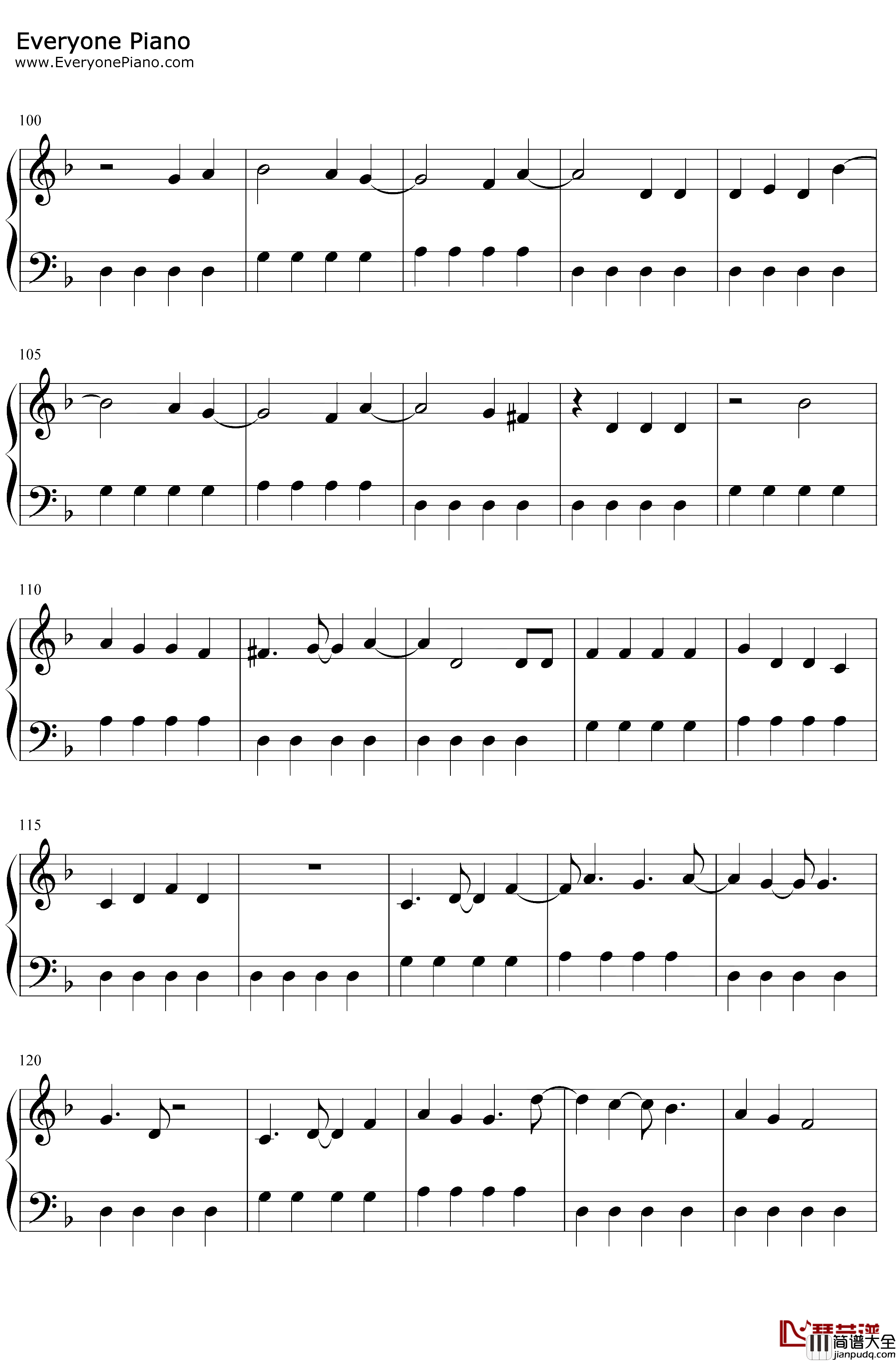 The_Other_Side钢琴谱_SZA_Justin_Timberlake_魔发精灵2世界之旅OST