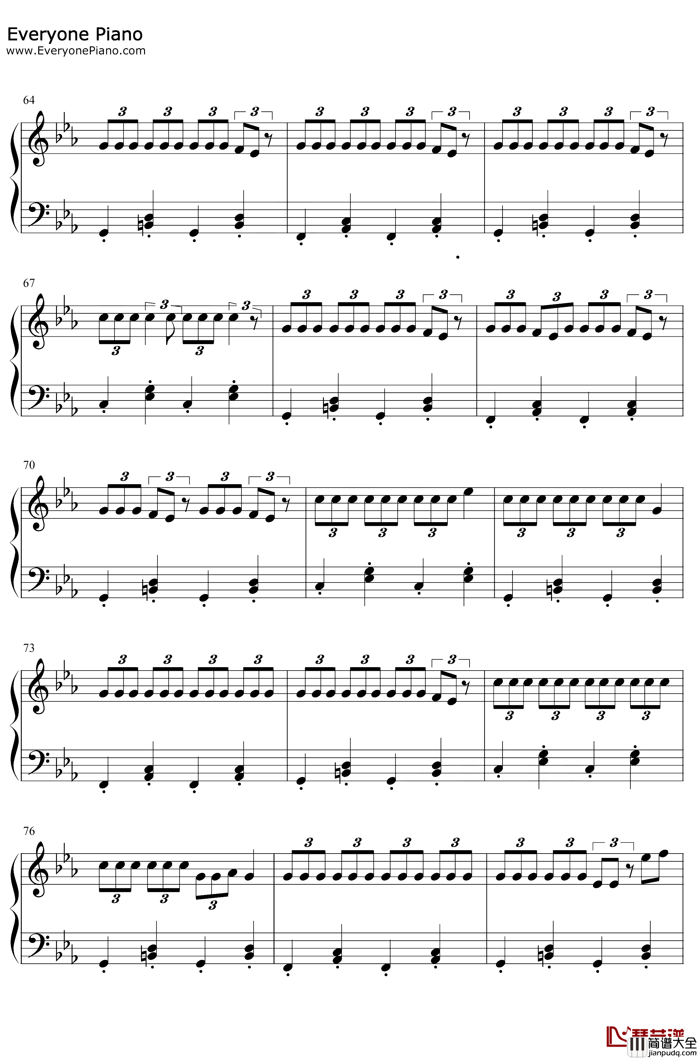 Copy_Cat钢琴谱_Melanie_Martinez_Tierra_Whack