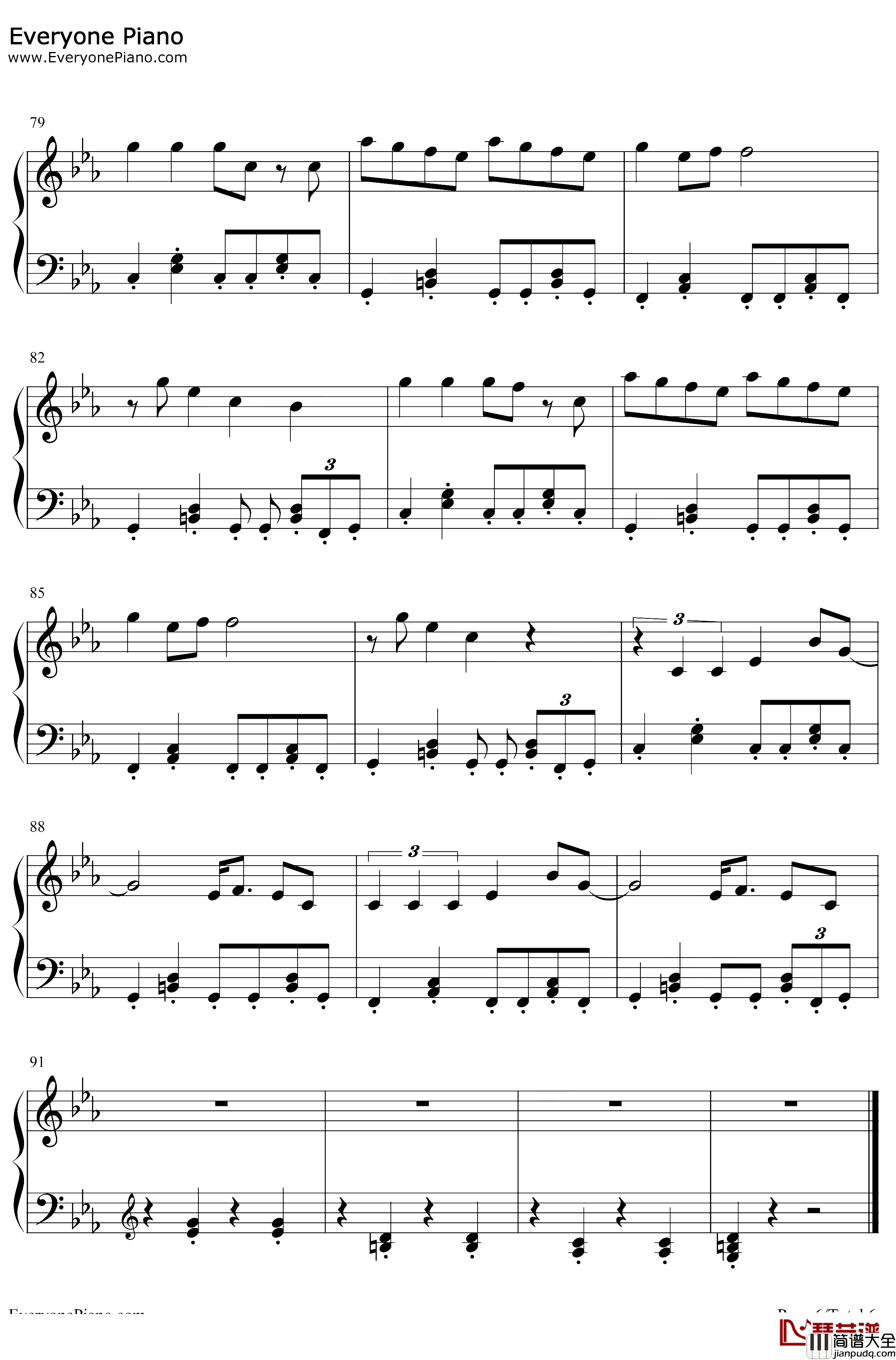 Copy_Cat钢琴谱_Melanie_Martinez_Tierra_Whack