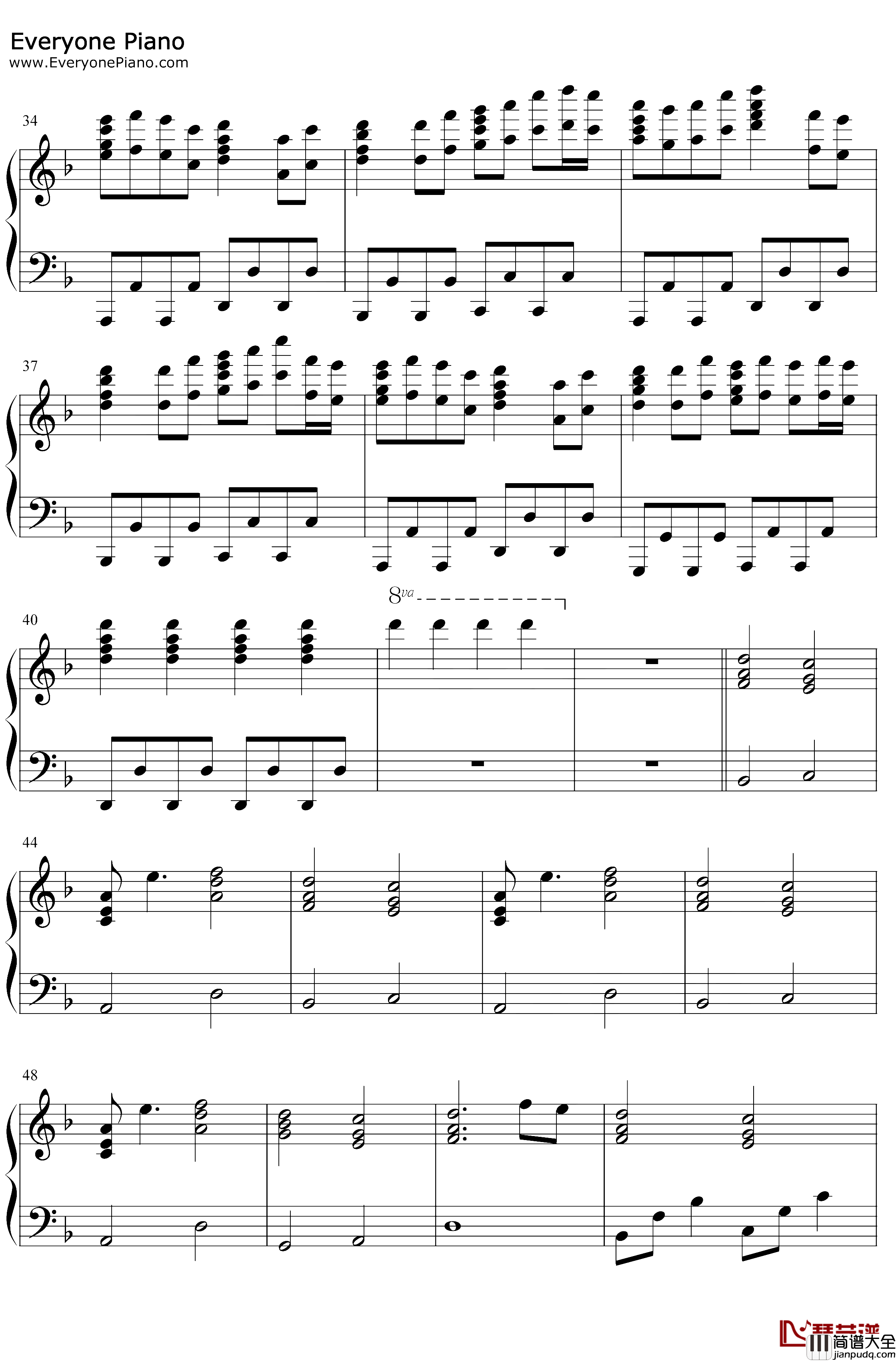 Autumn钢琴谱_LJY_秋