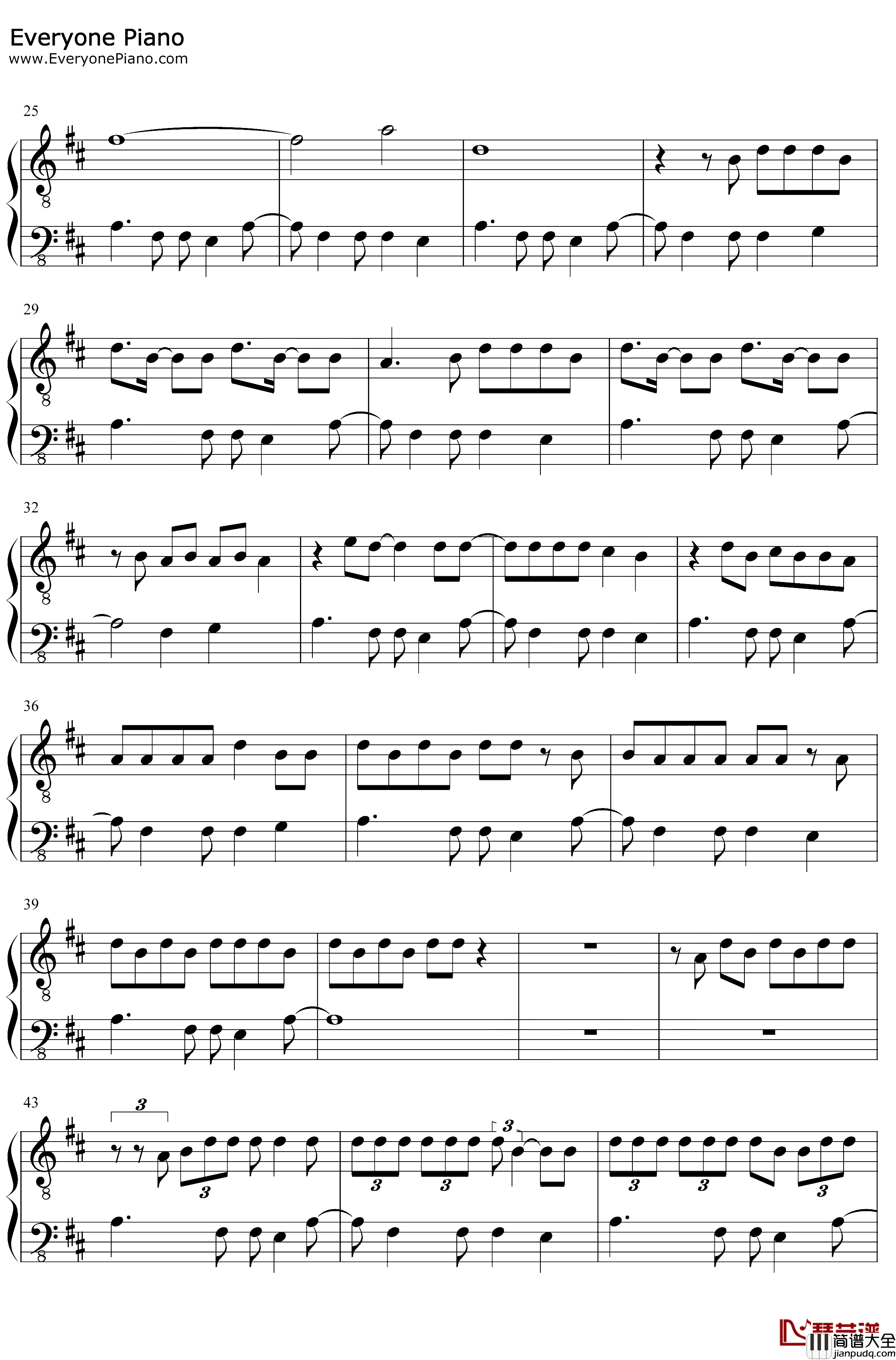 Si_Veo_a_Tu_Mamá钢琴谱_Bad_Bunny