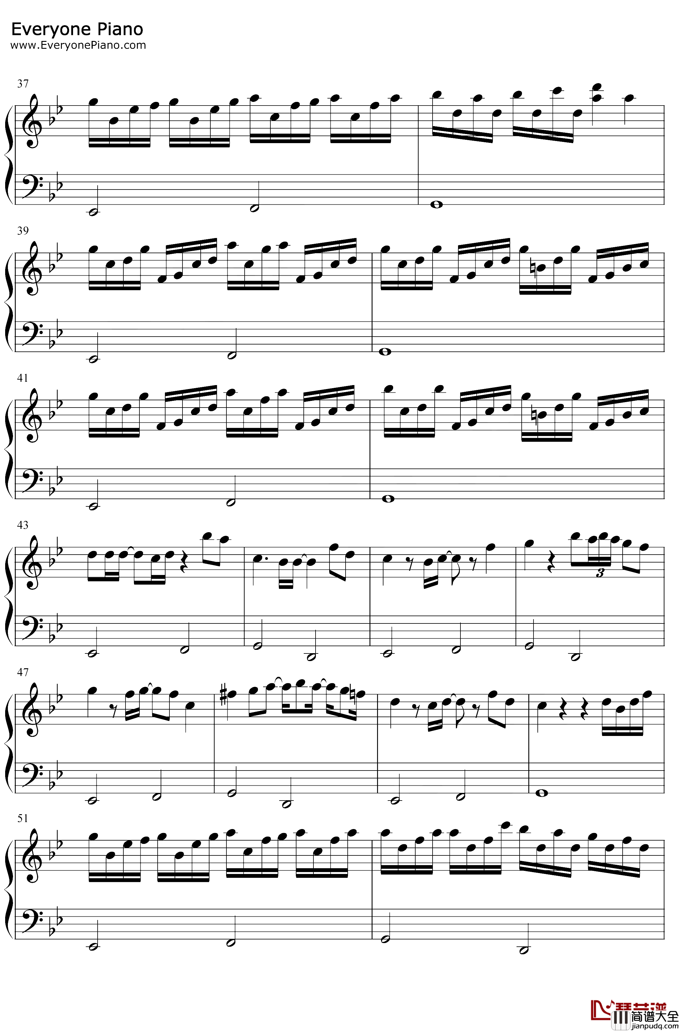 天空云海钢琴谱_dylanf_唯美轻音乐