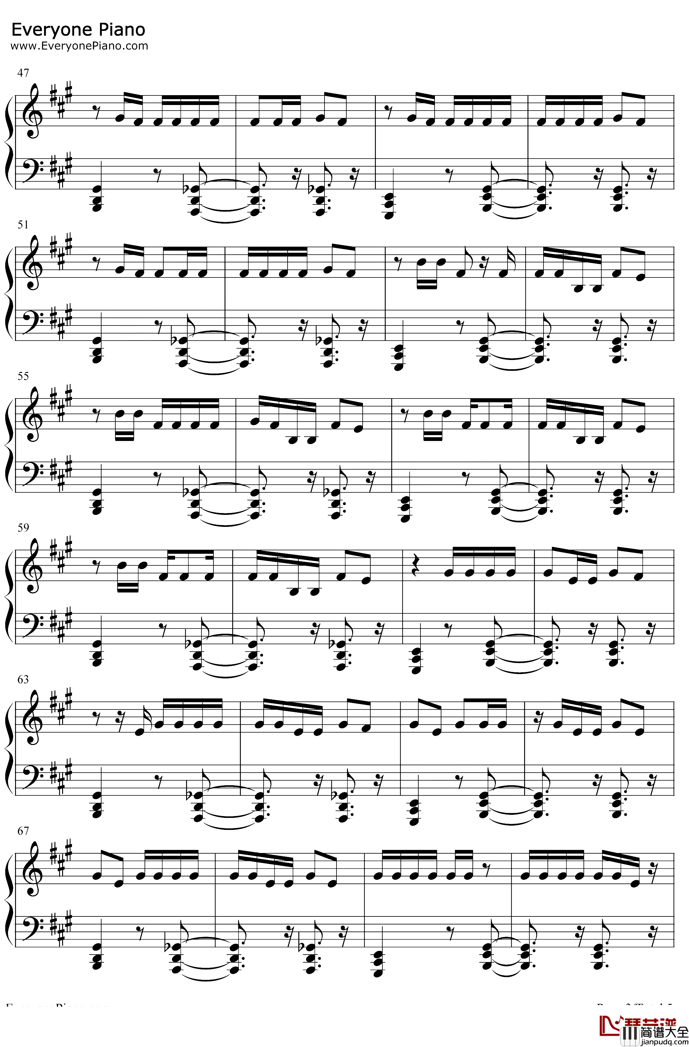 Noticed钢琴谱_Lil_Mosey