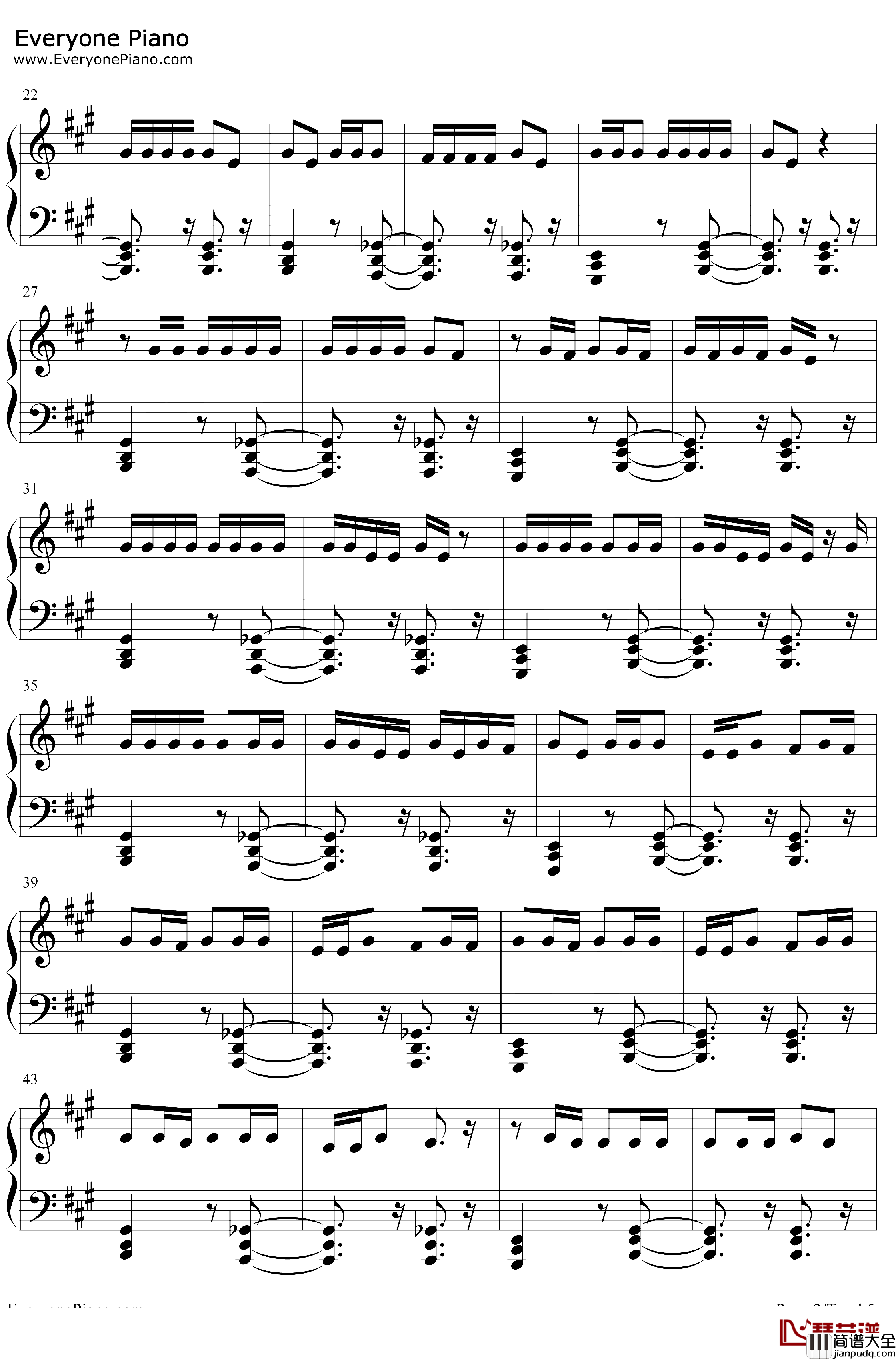 Noticed钢琴谱_Lil_Mosey