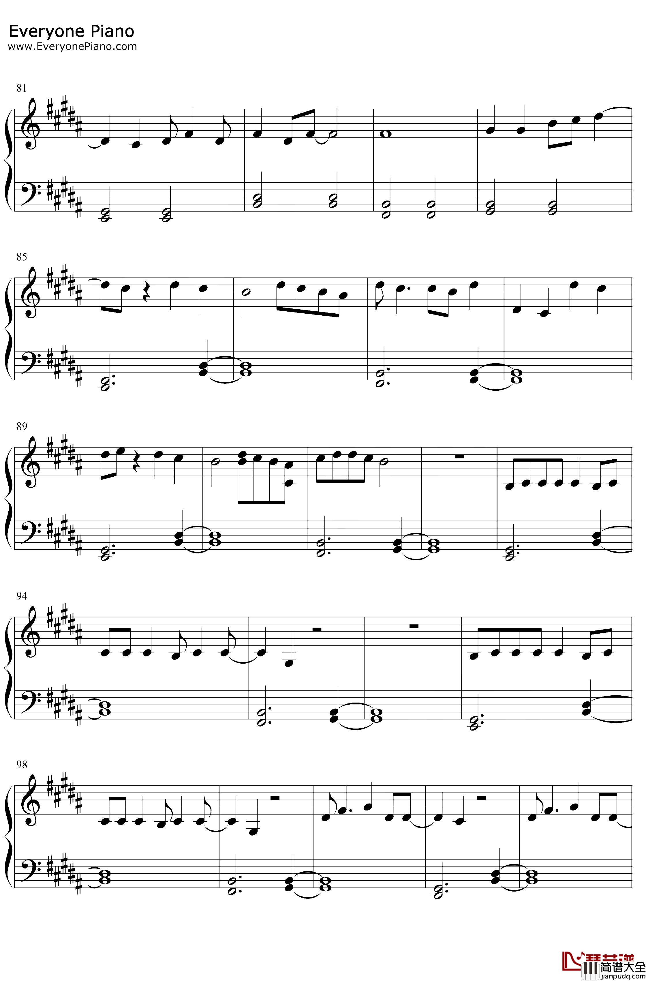 Tequila钢琴谱_Dan+Shay_DanShay