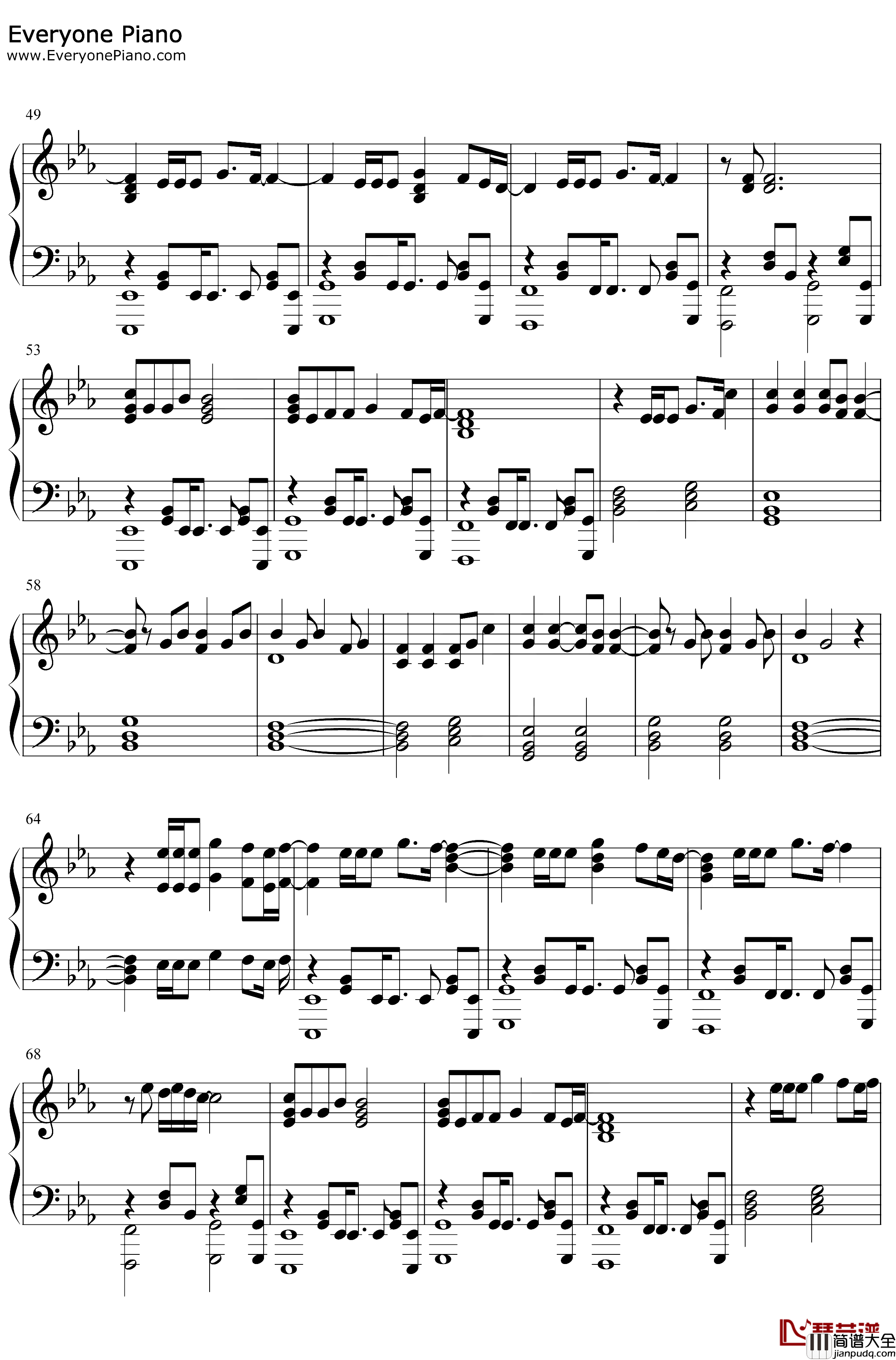 Better钢琴谱_Khalid