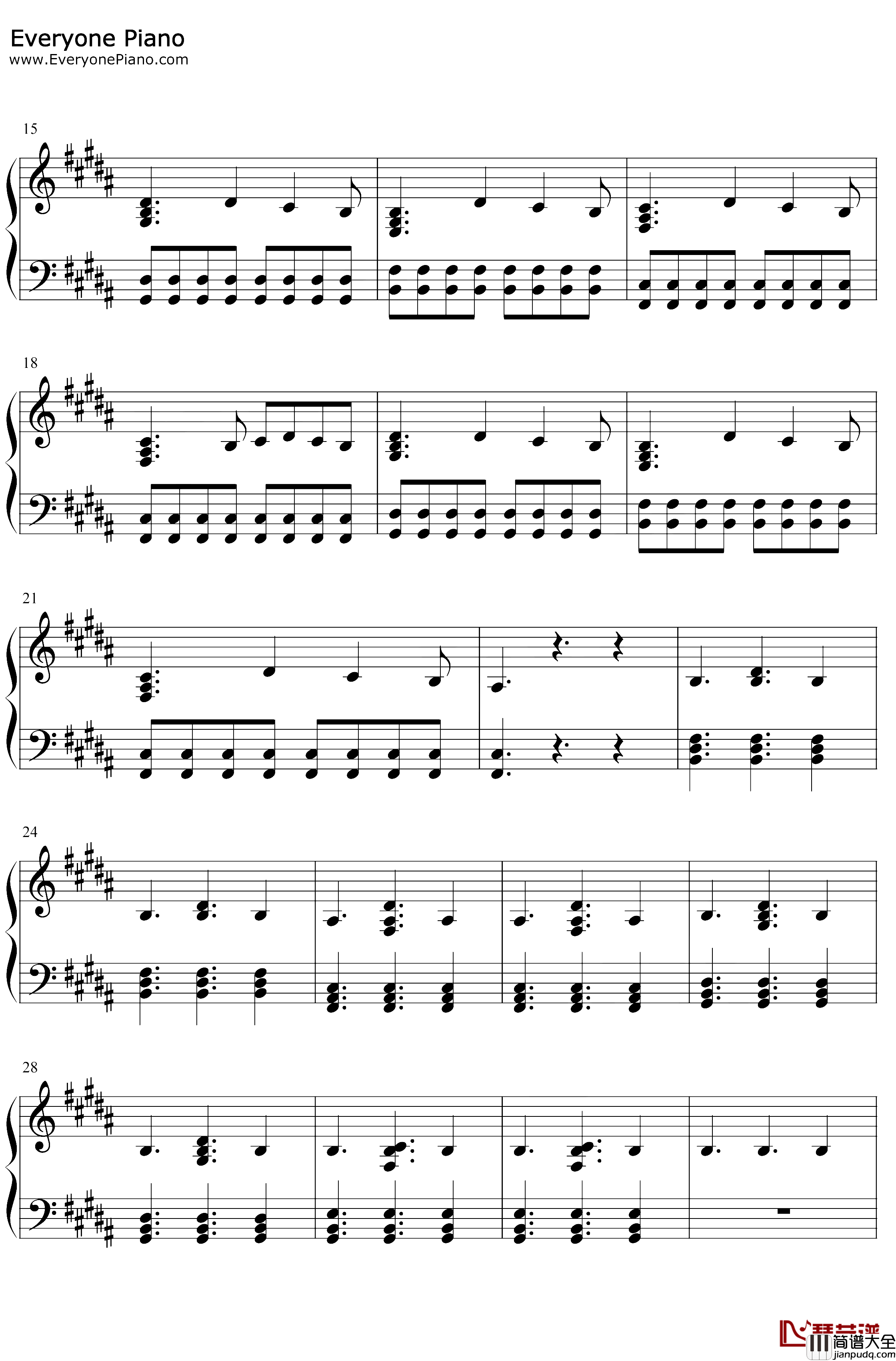 Hold_Me_While_You_Wait钢琴谱_Lewis_Capaldi