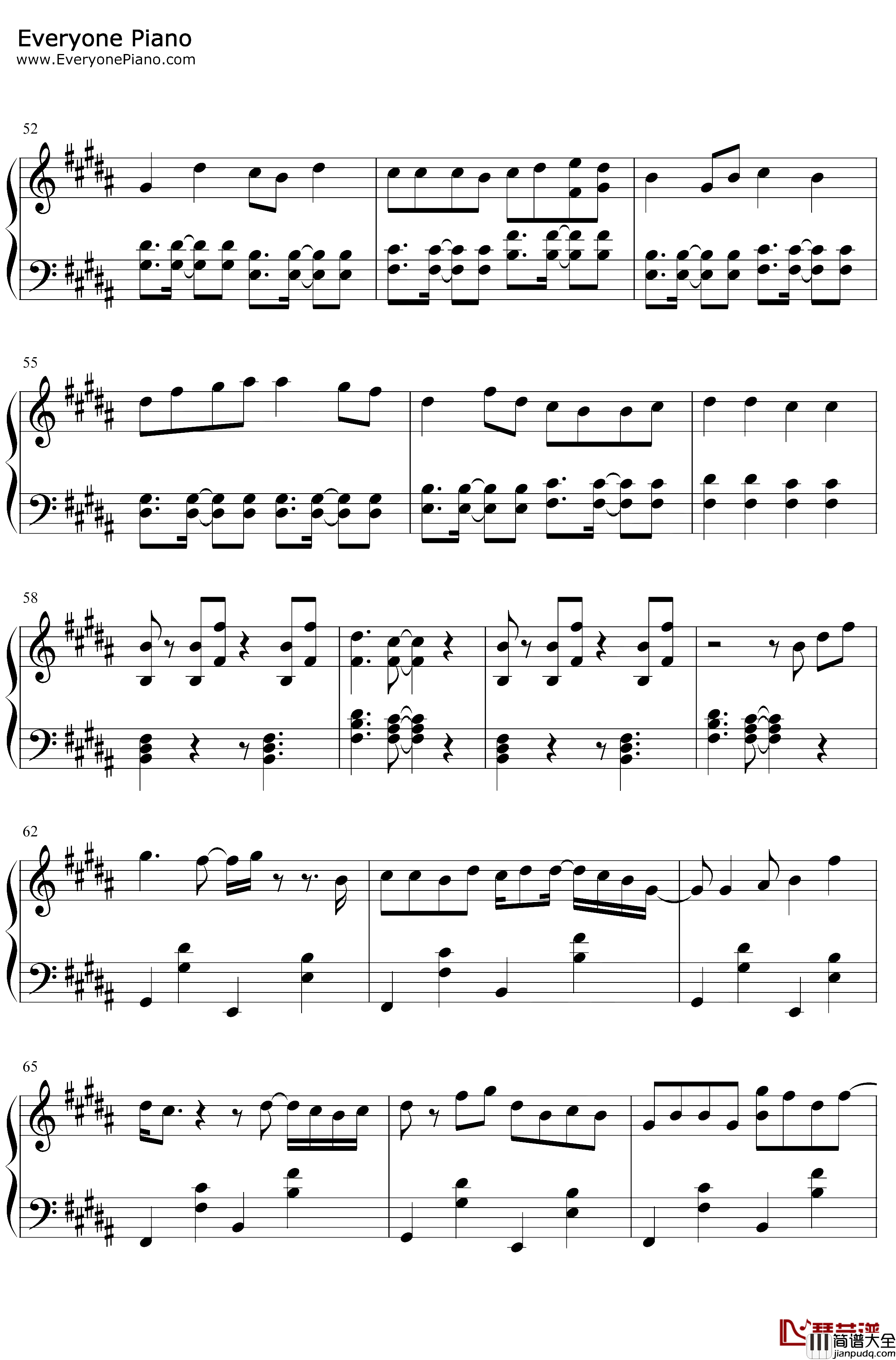 2019无敌大串烧钢琴谱_汽水小弟_歌曲串烧