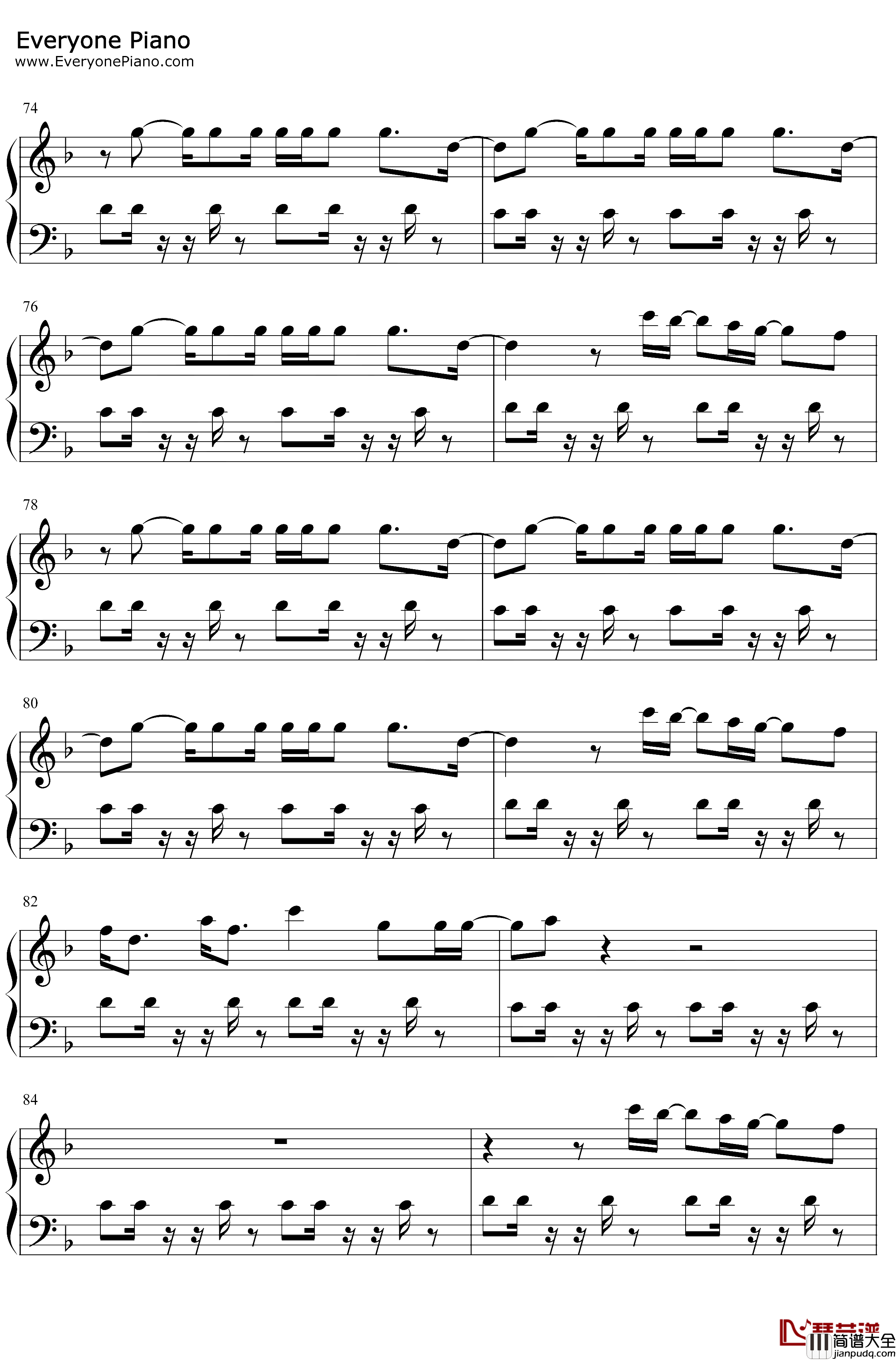 Feel_Me钢琴谱_Selena_Gomez