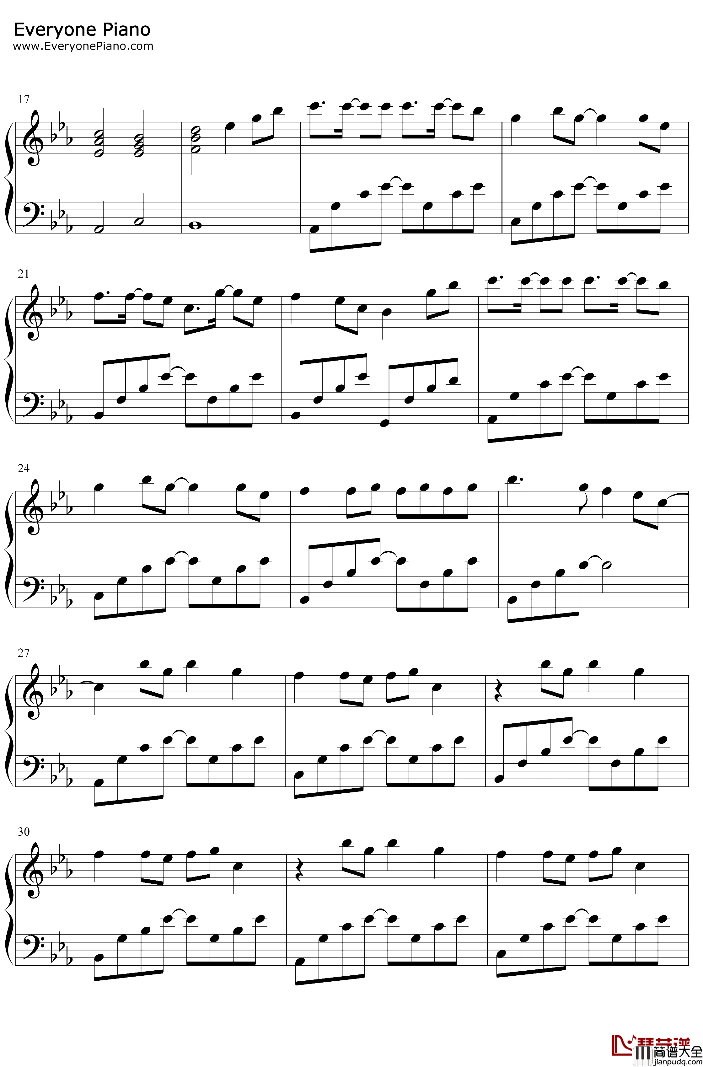 Dream_It_Possible钢琴谱_Delacey_完美版