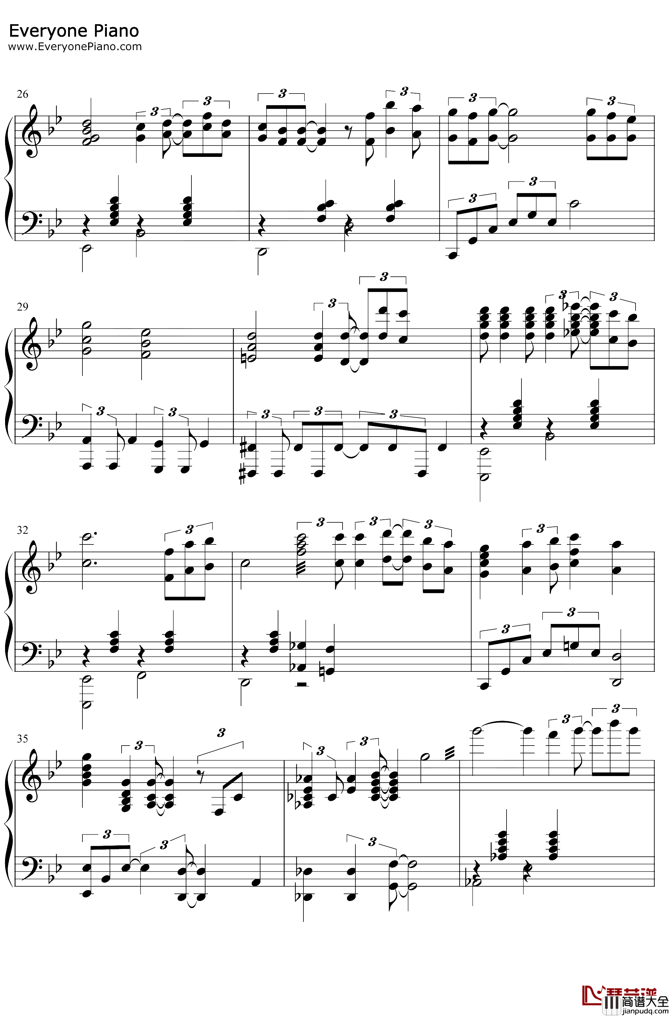 一去不返的时光钢琴谱_久石让_帰らざる日々