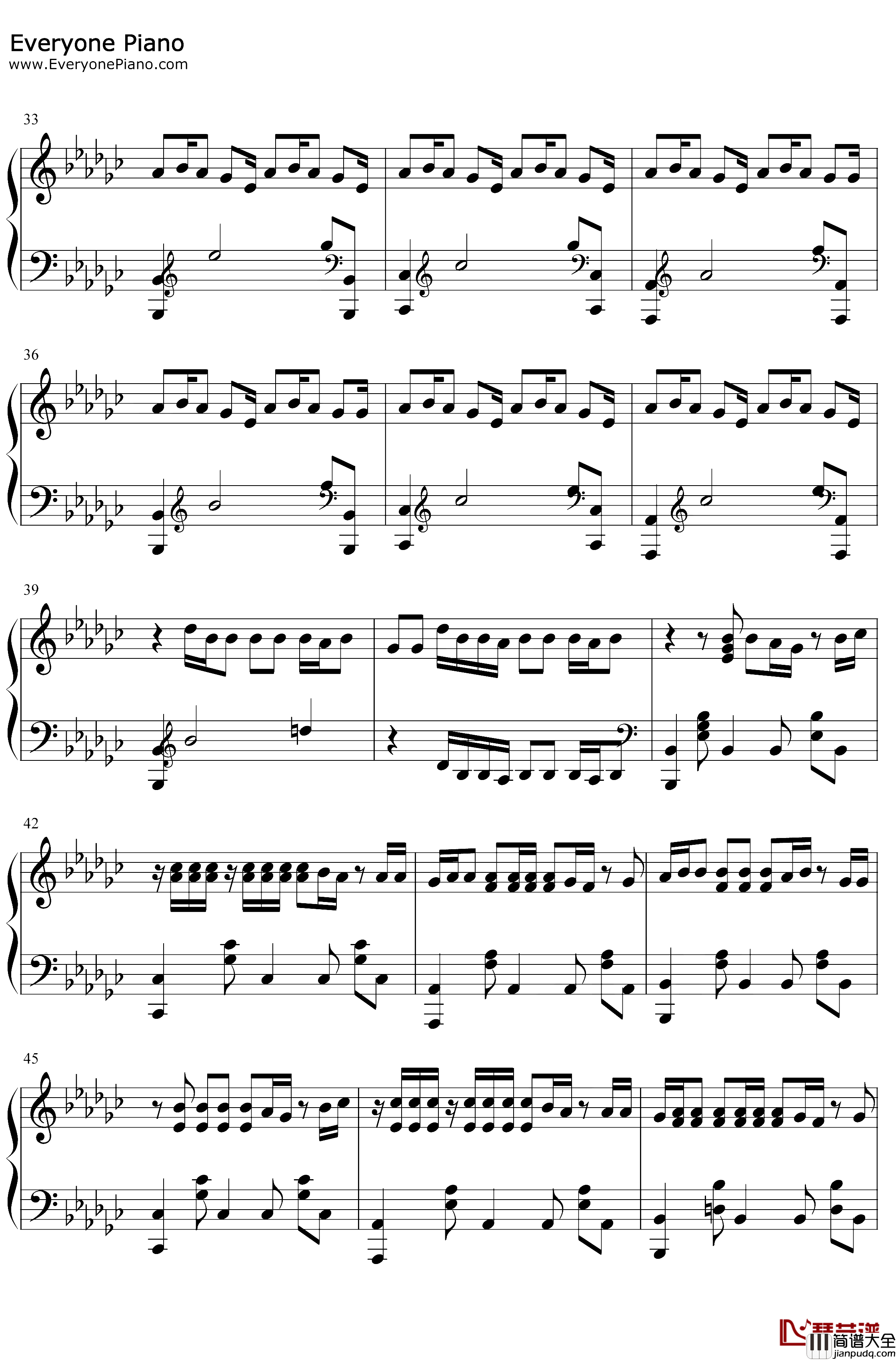 Look_Back_at_It钢琴谱_A_Boogie_wit_da_Hoodie