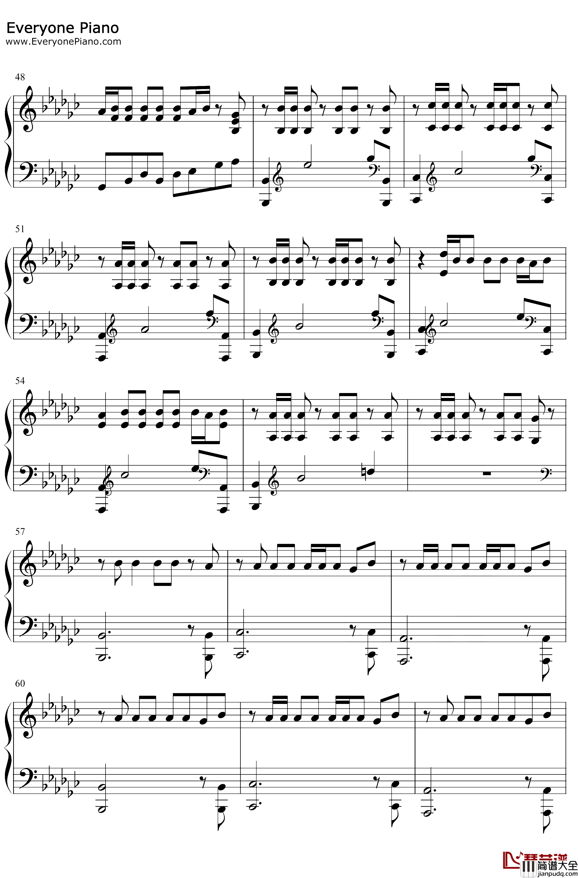 Look_Back_at_It钢琴谱_A_Boogie_wit_da_Hoodie