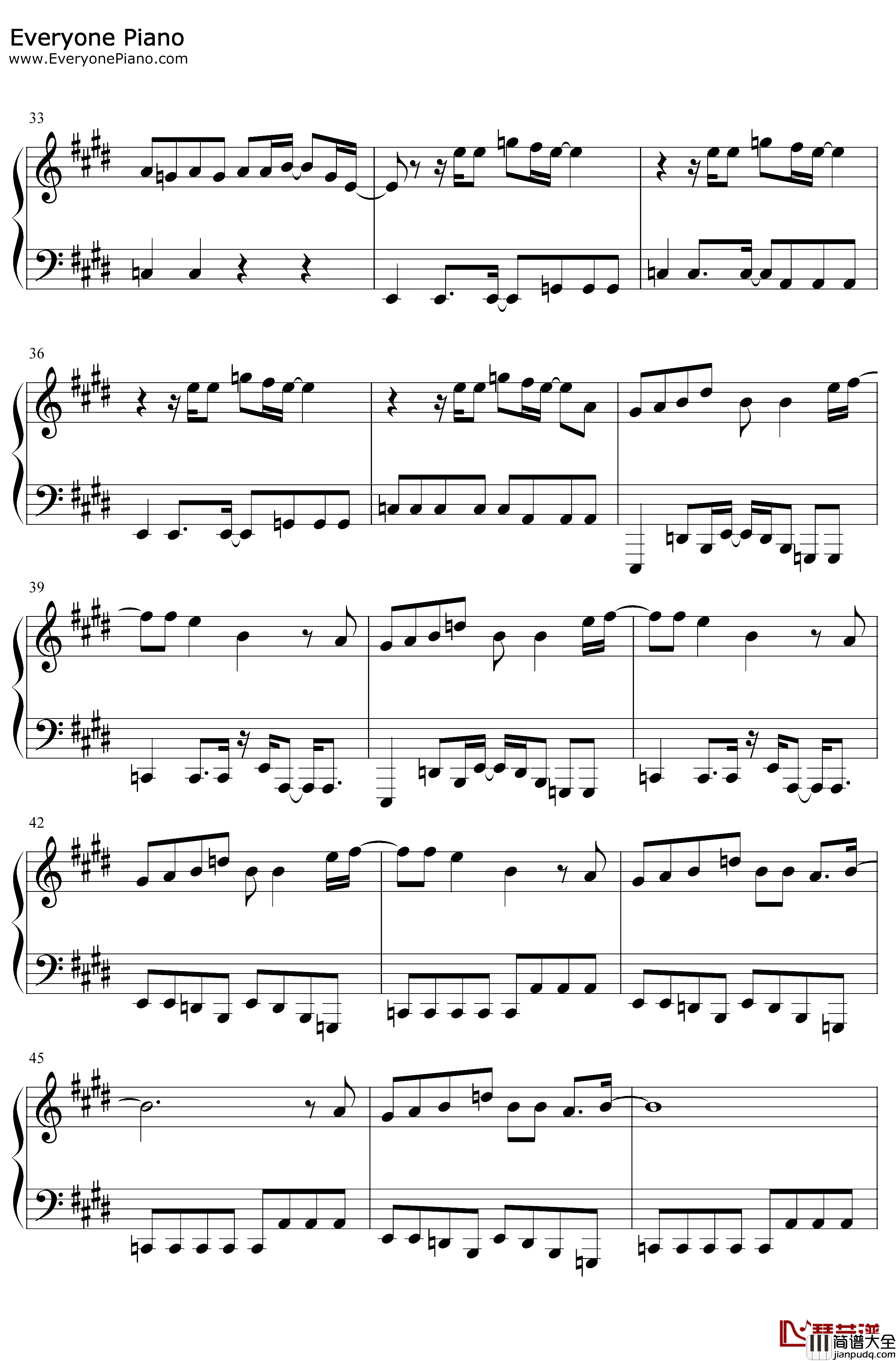 Nice_to_Meet_Ya钢琴谱_Niall_Horan