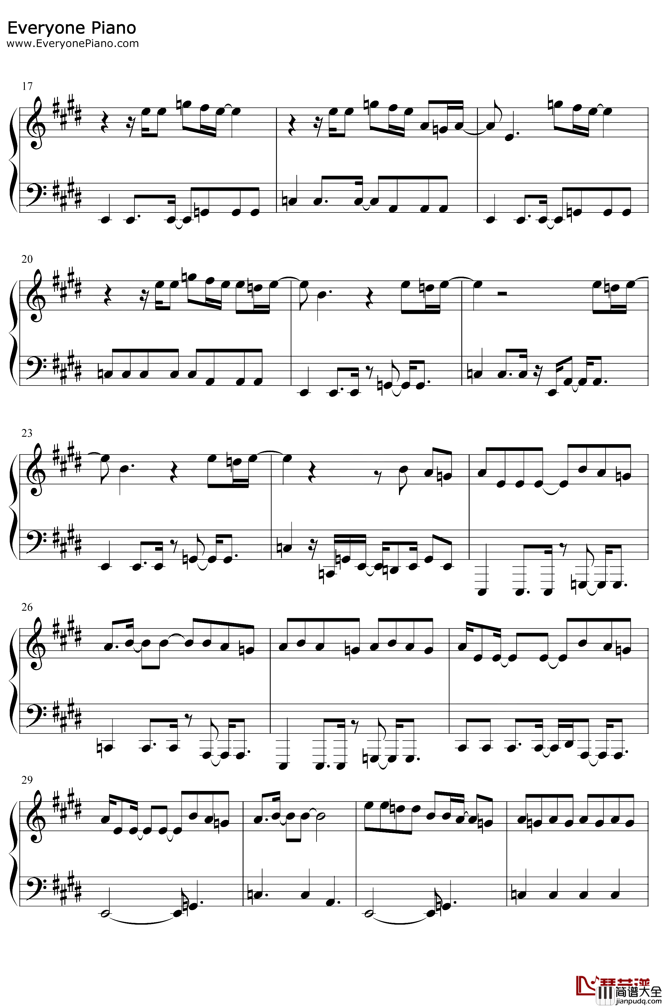 Nice_to_Meet_Ya钢琴谱_Niall_Horan