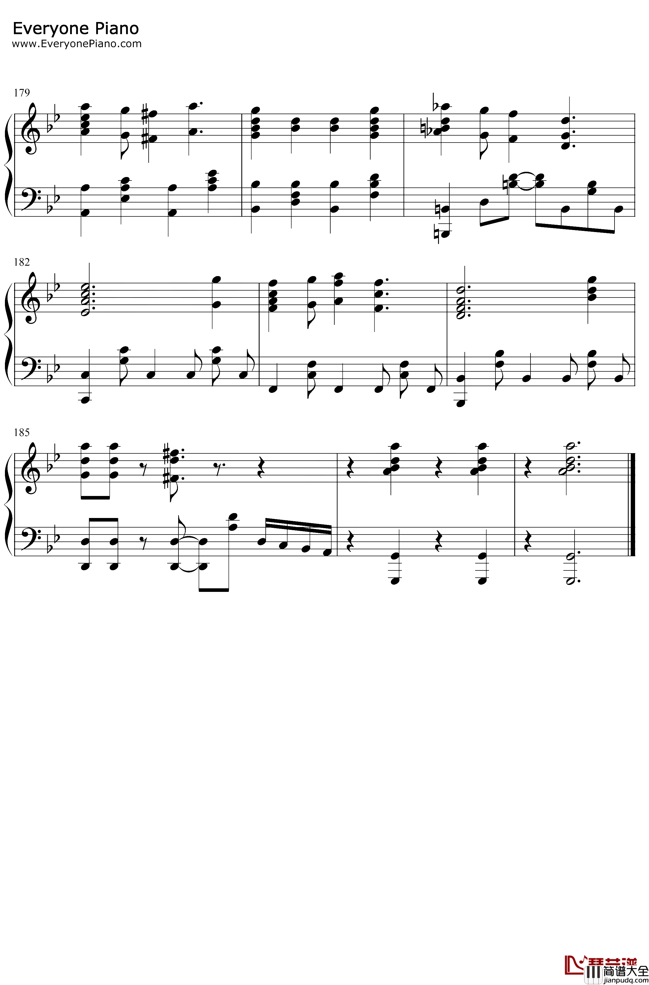 硝子の花園钢琴谱_南条爱乃楠田亚衣奈_玻璃花园_LoveLive插曲