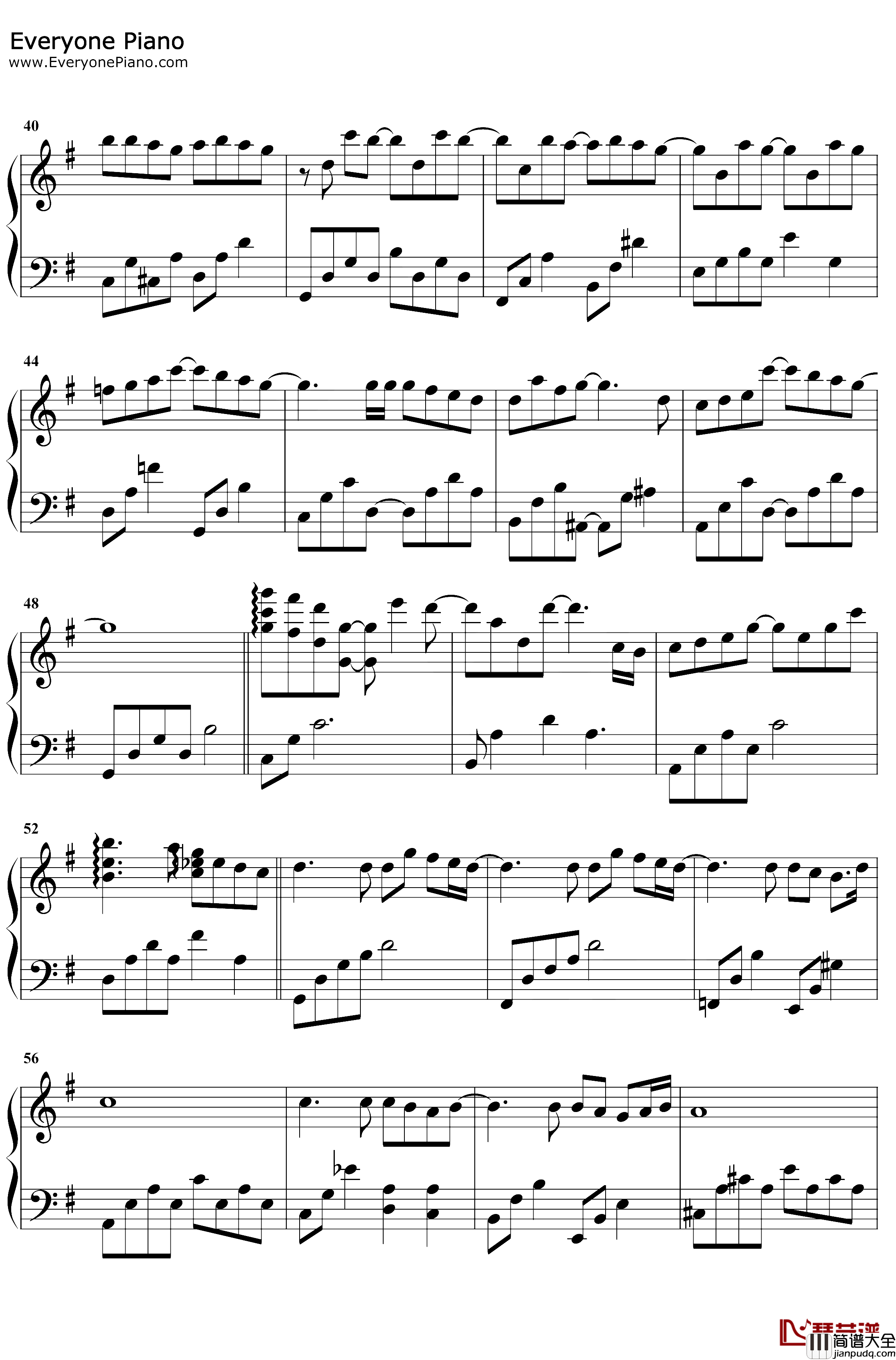 我们没有爱错钢琴谱_潘嘉丽