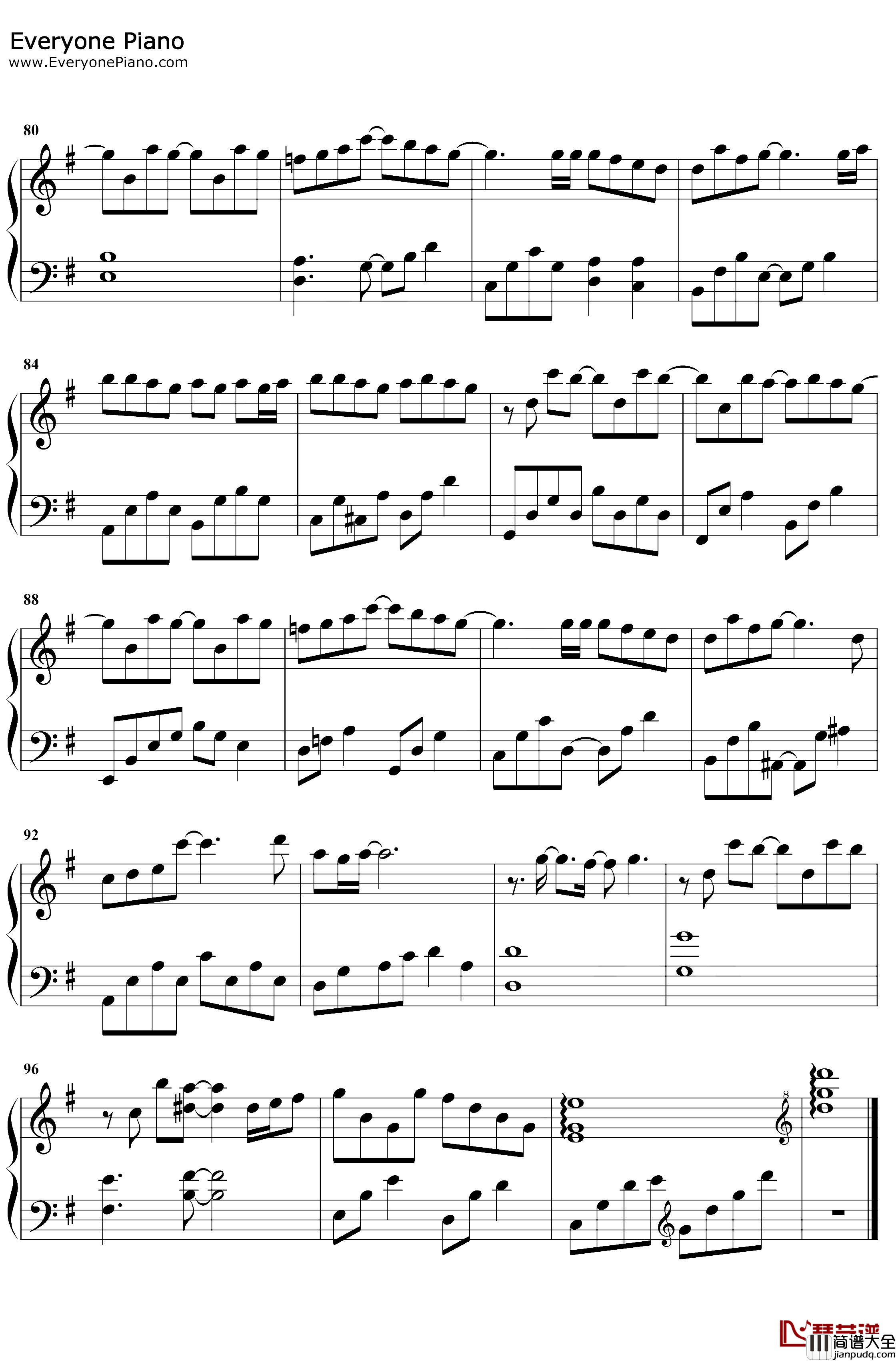 我们没有爱错钢琴谱_潘嘉丽