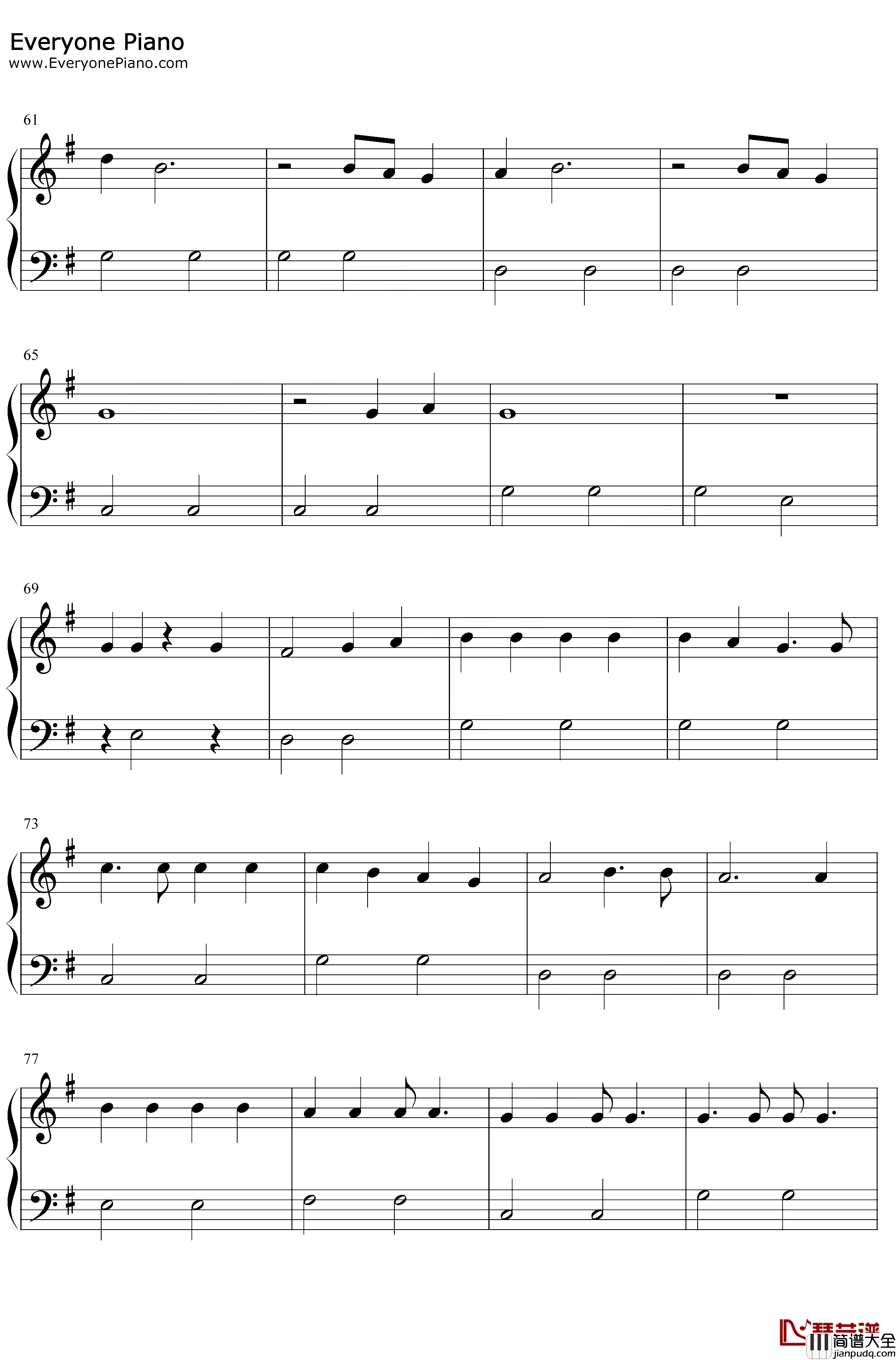 Take_Me_Home_Country_Roads钢琴谱_John_Denver