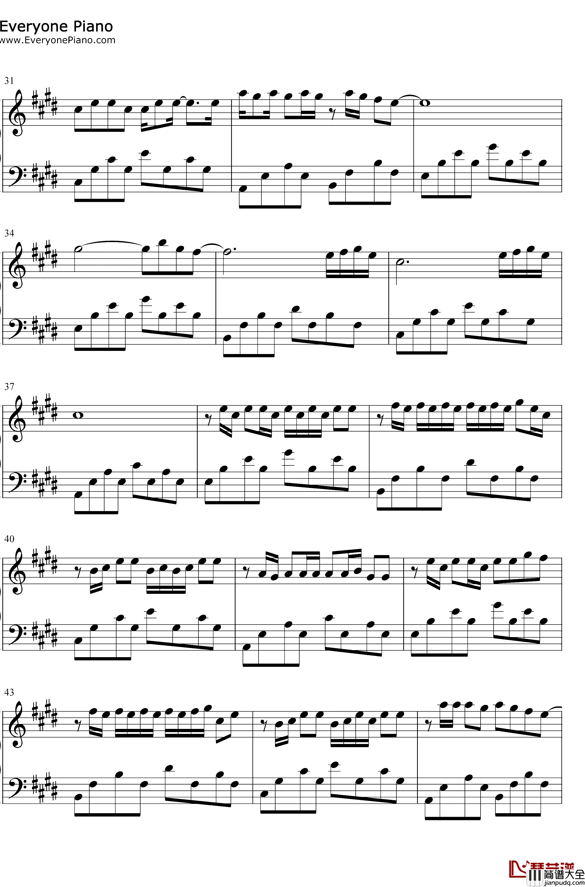 少年钢琴谱_梦然_我还是从前那个少年没有一丝丝改变_抖音爆火