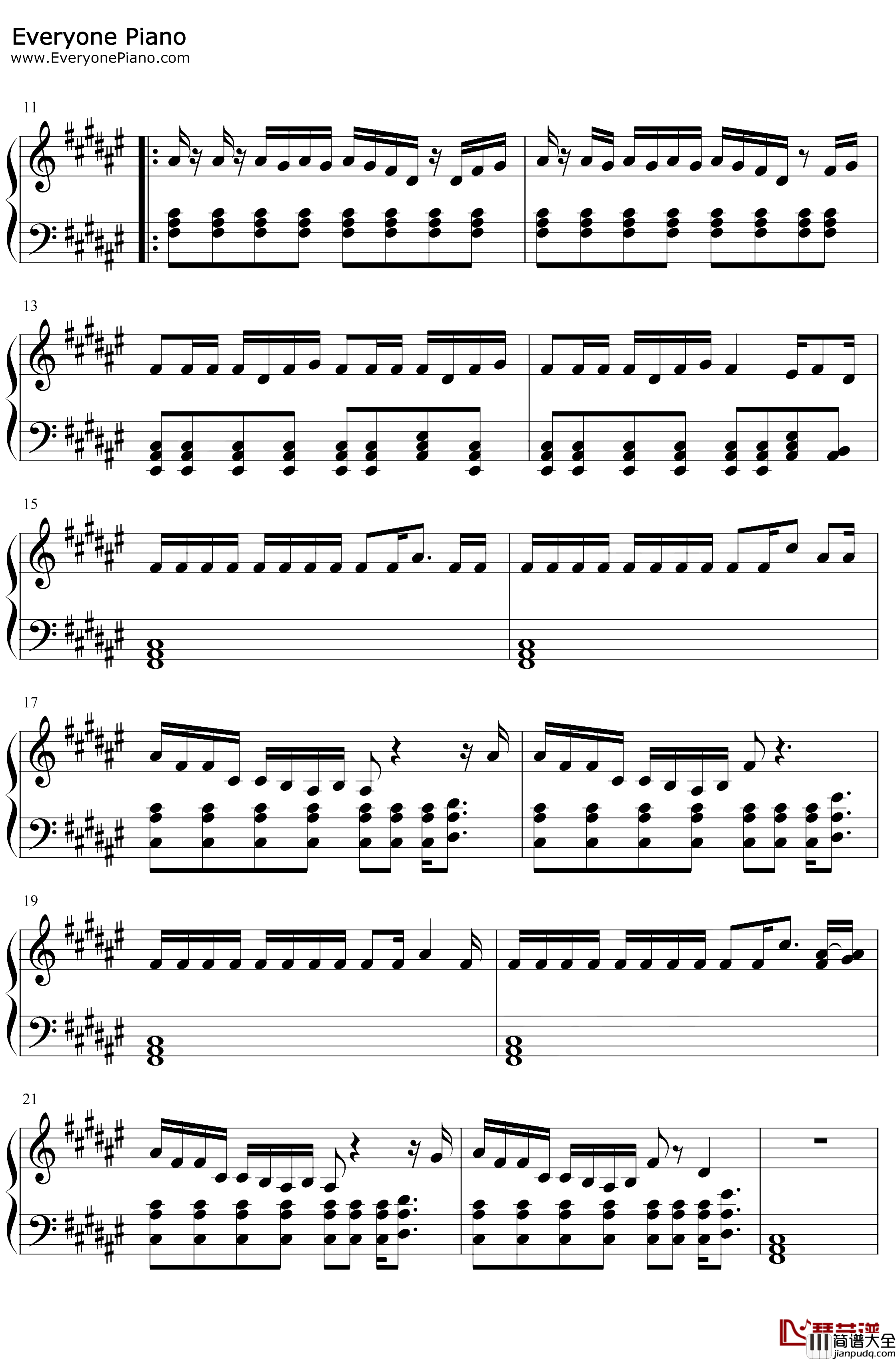 I_Love_Me钢琴谱_Demi_Lovato