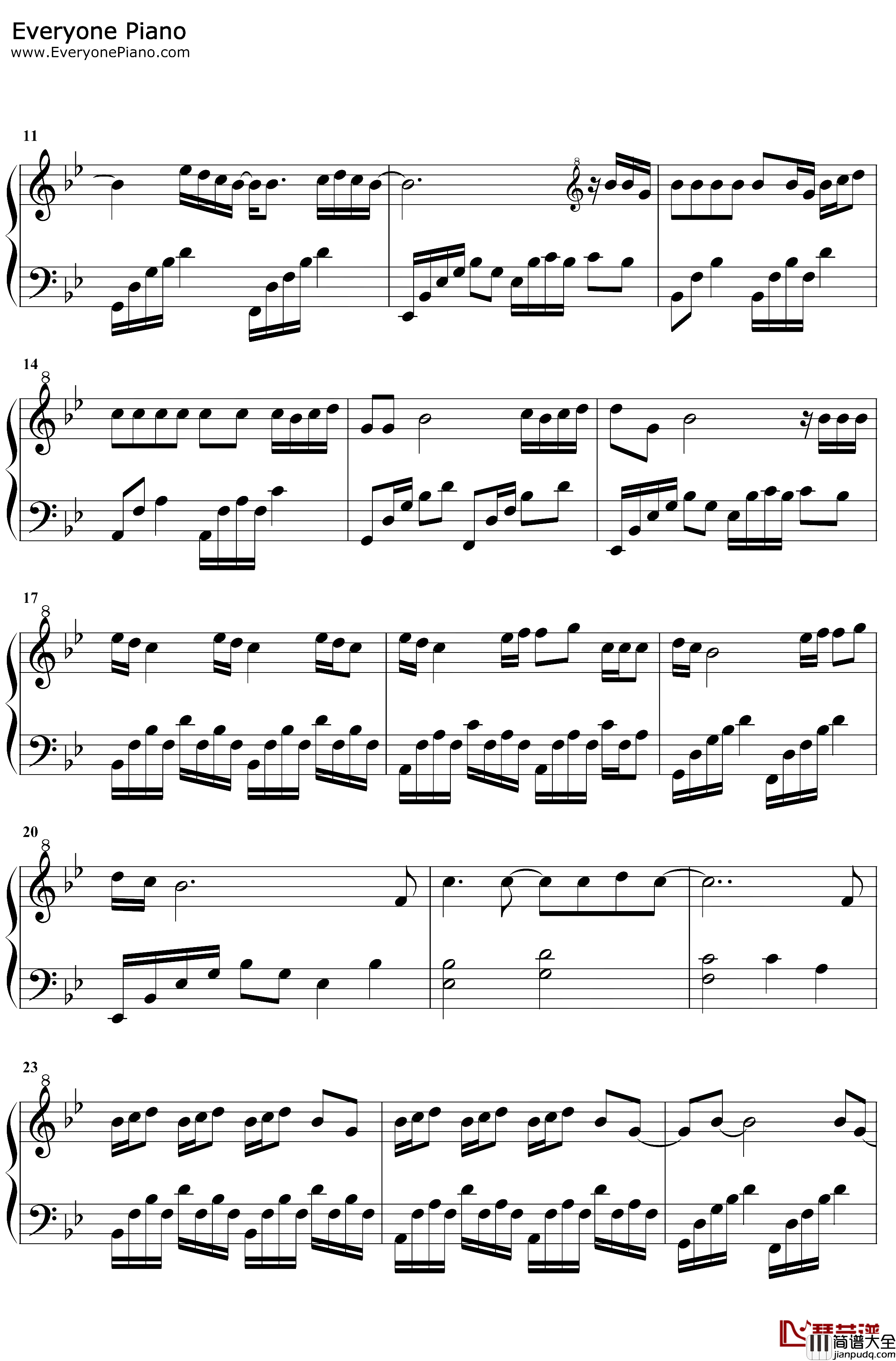 小时候的我们钢琴谱_周兴哲