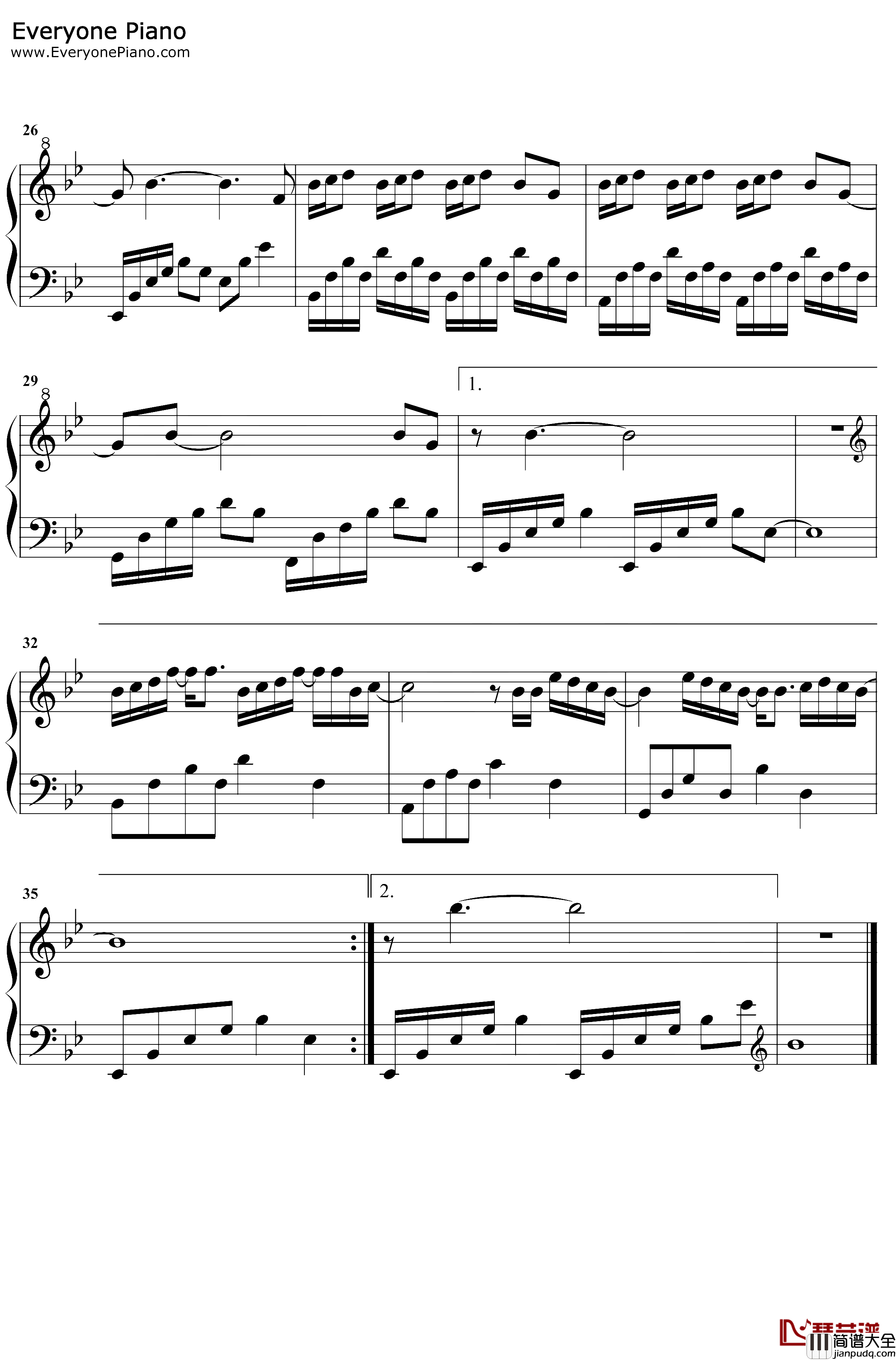 小时候的我们钢琴谱_周兴哲