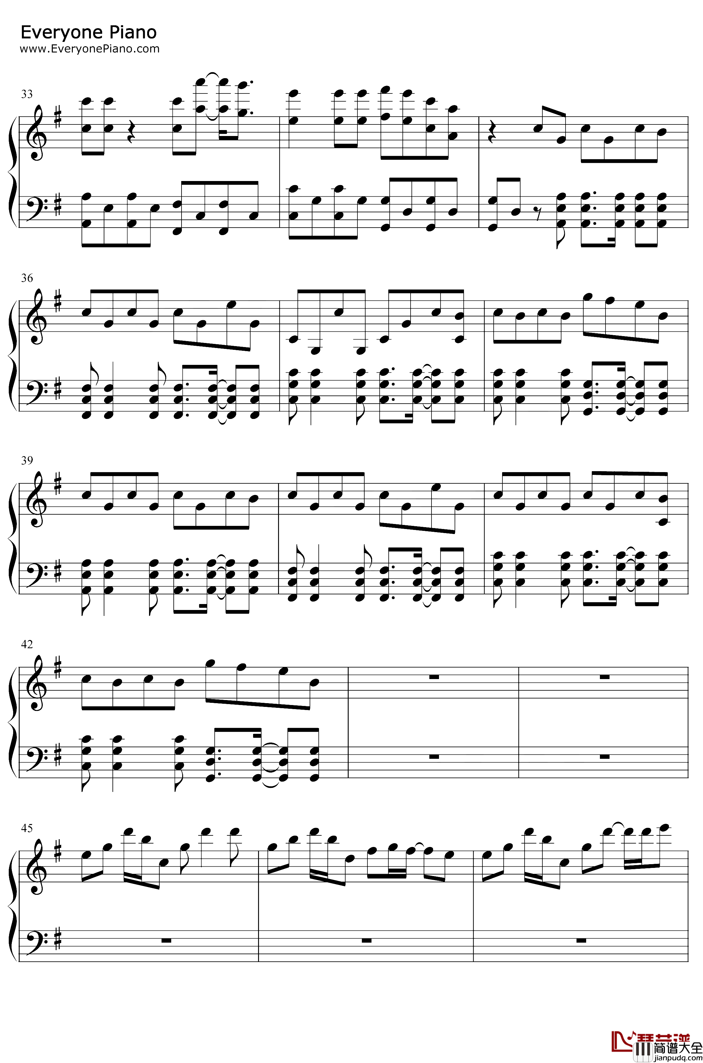 Sunburst钢琴谱_TobuItro_云开日出