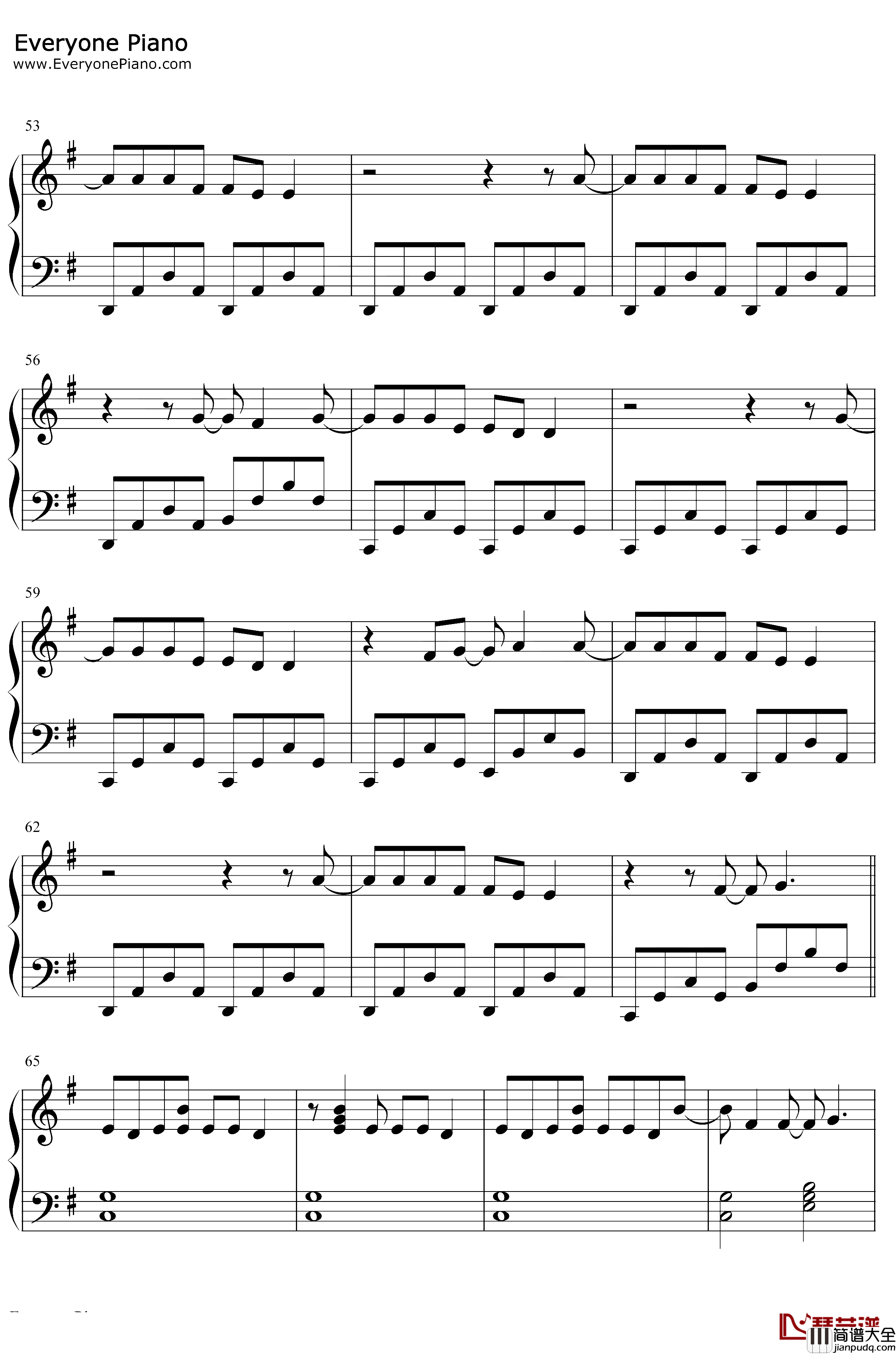 Golden钢琴谱_Harry_Styles