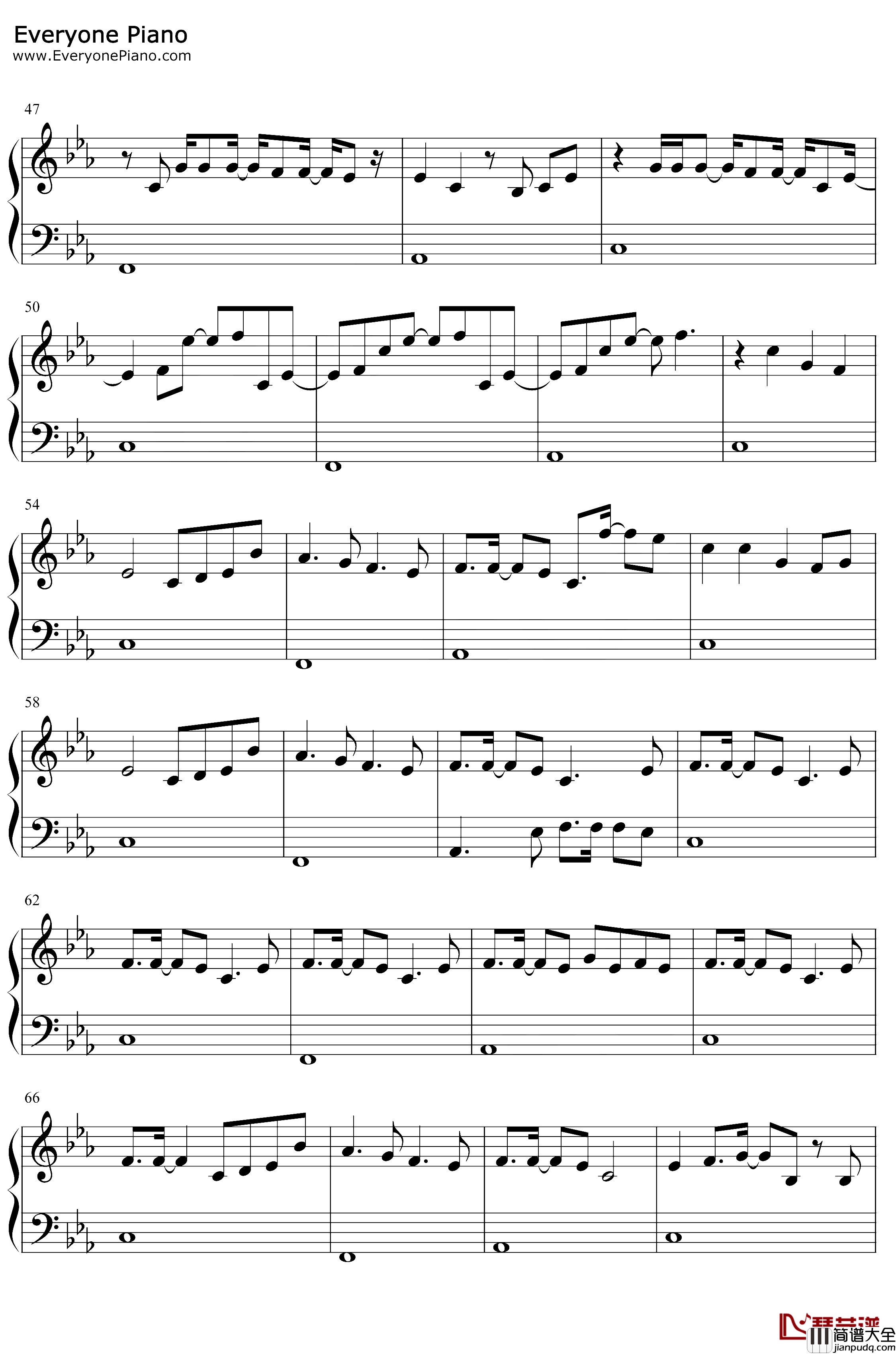 Lose_Control钢琴谱_Meduza_Becky_Hill_Goodboys