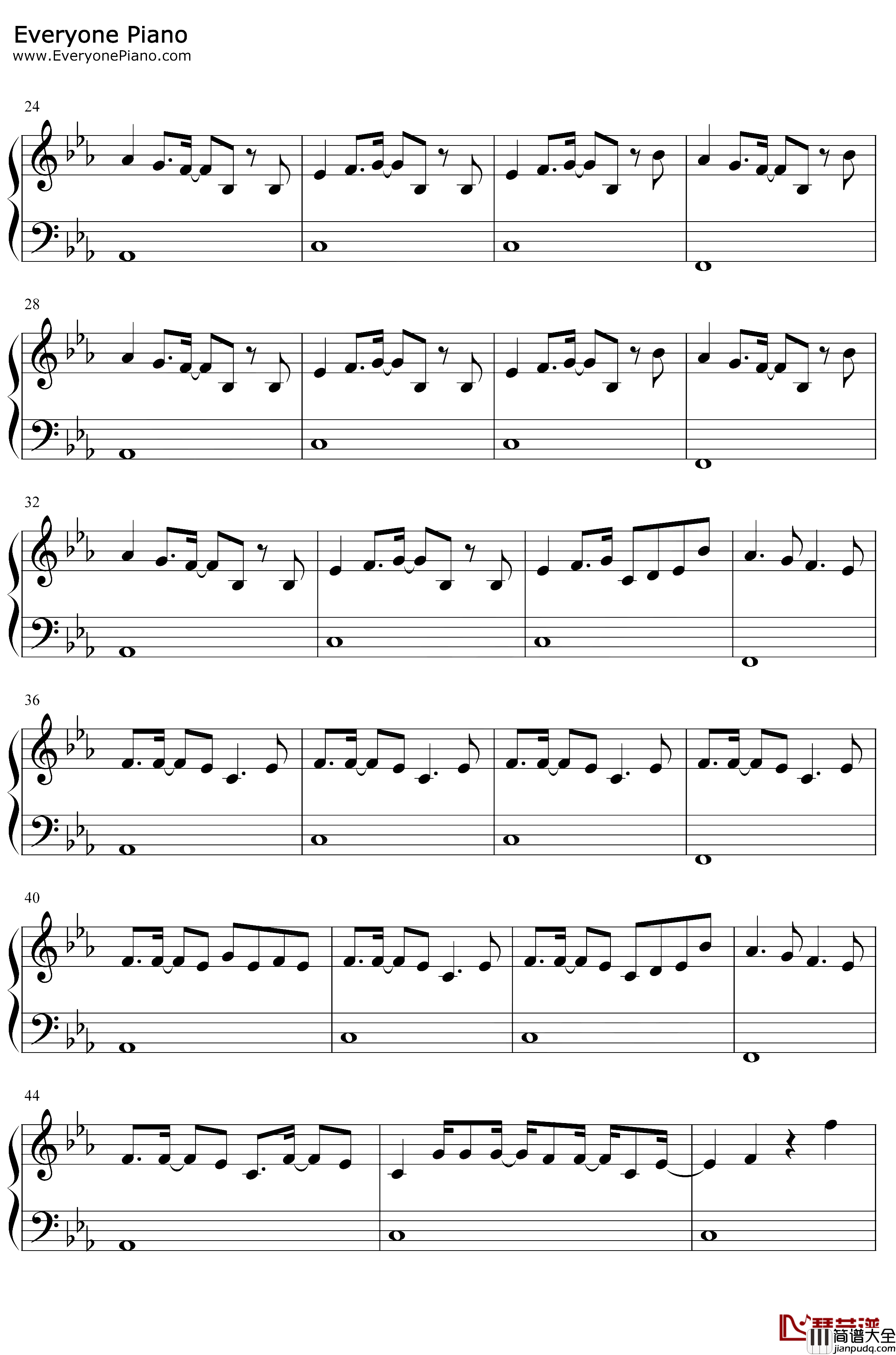 Lose_Control钢琴谱_Meduza_Becky_Hill_Goodboys