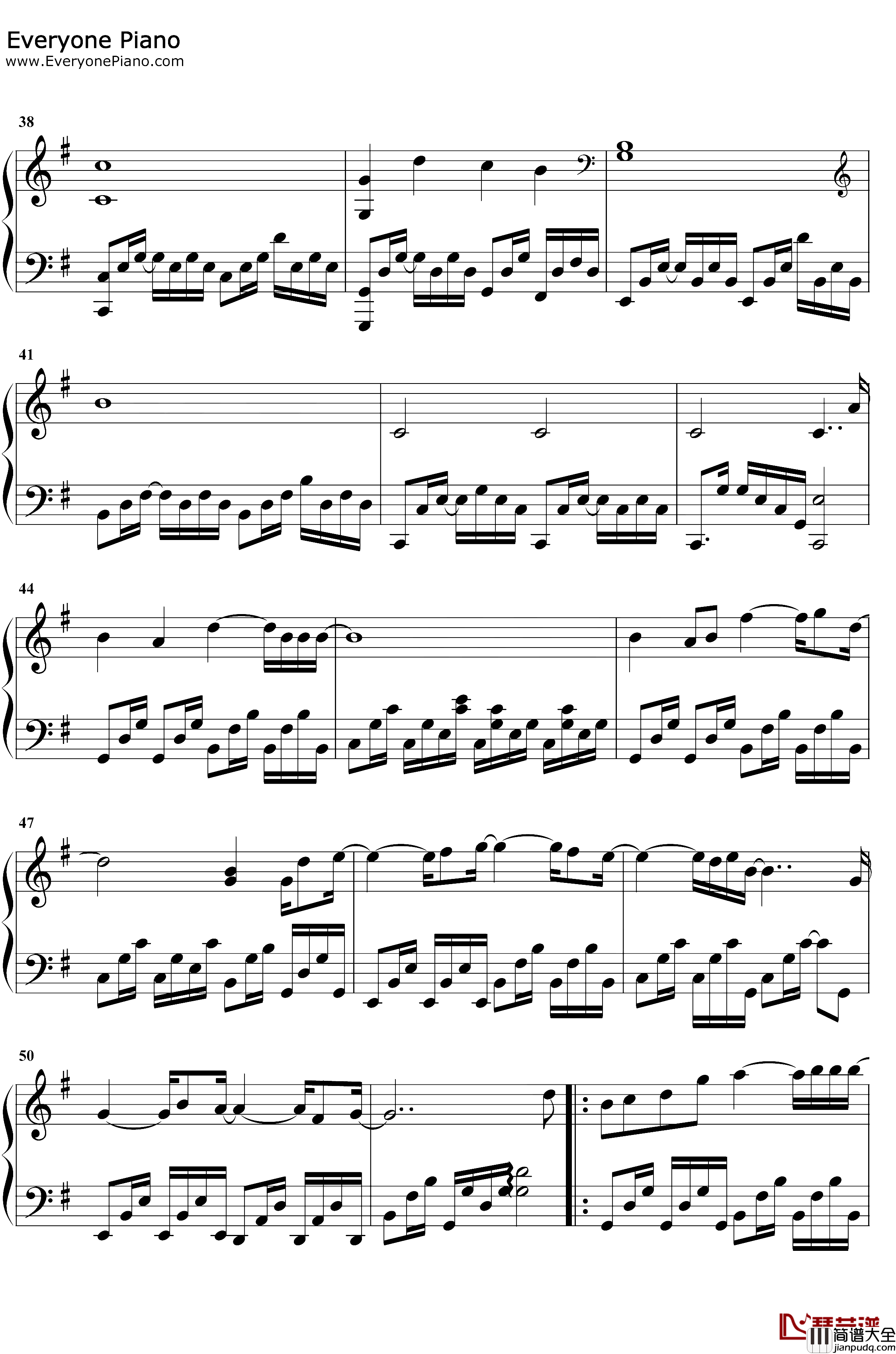 Someday_or_One_Day钢琴谱_孙盛希_想见你片头曲