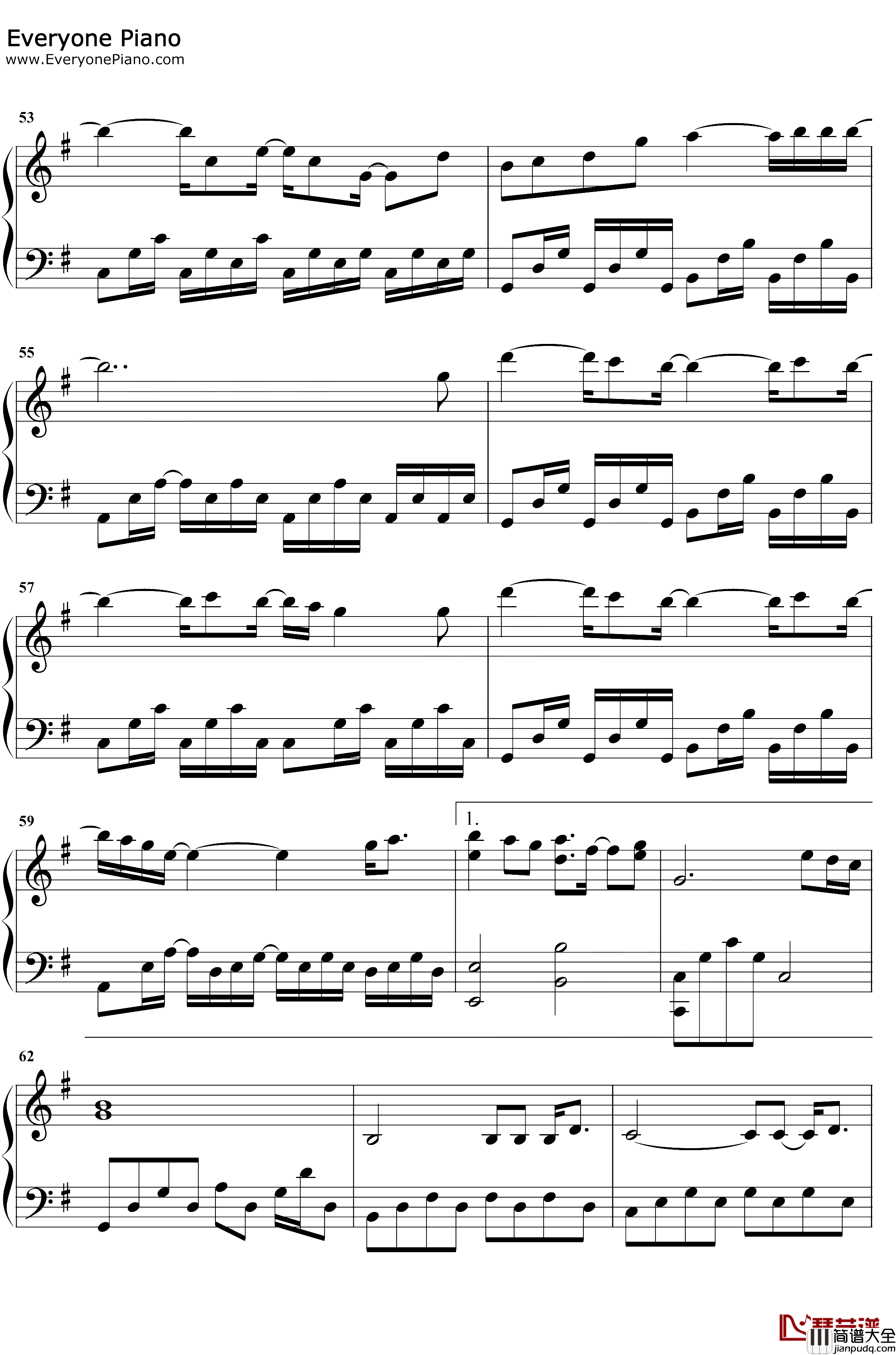 Someday_or_One_Day钢琴谱_孙盛希_想见你片头曲