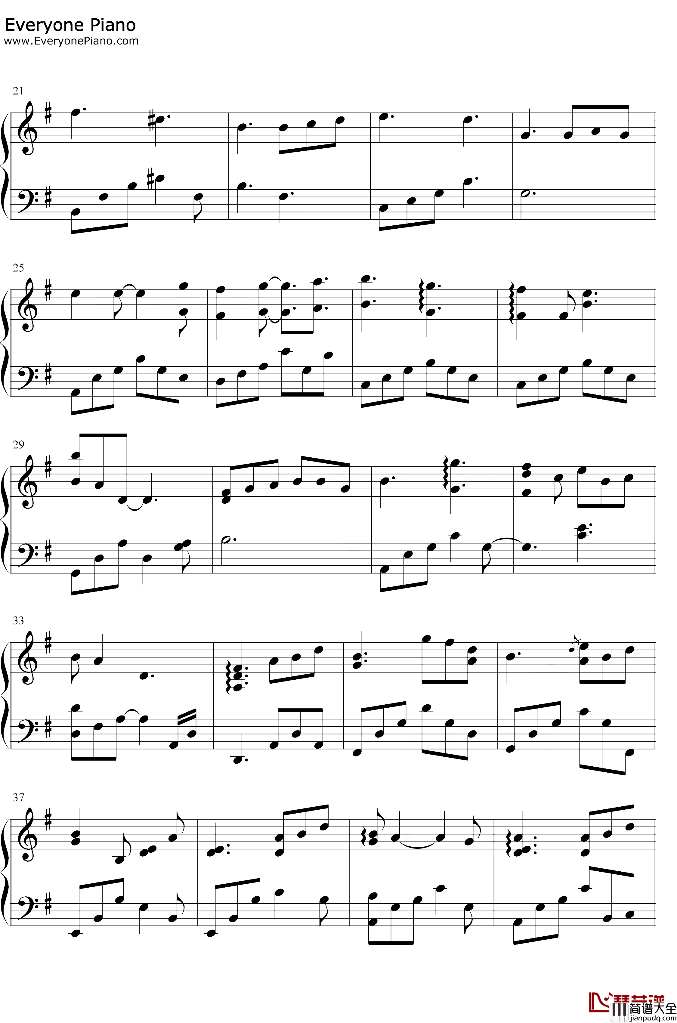 朋友请听好钢琴谱_何炅谢娜易烊千玺_朋友请听好同名主题曲