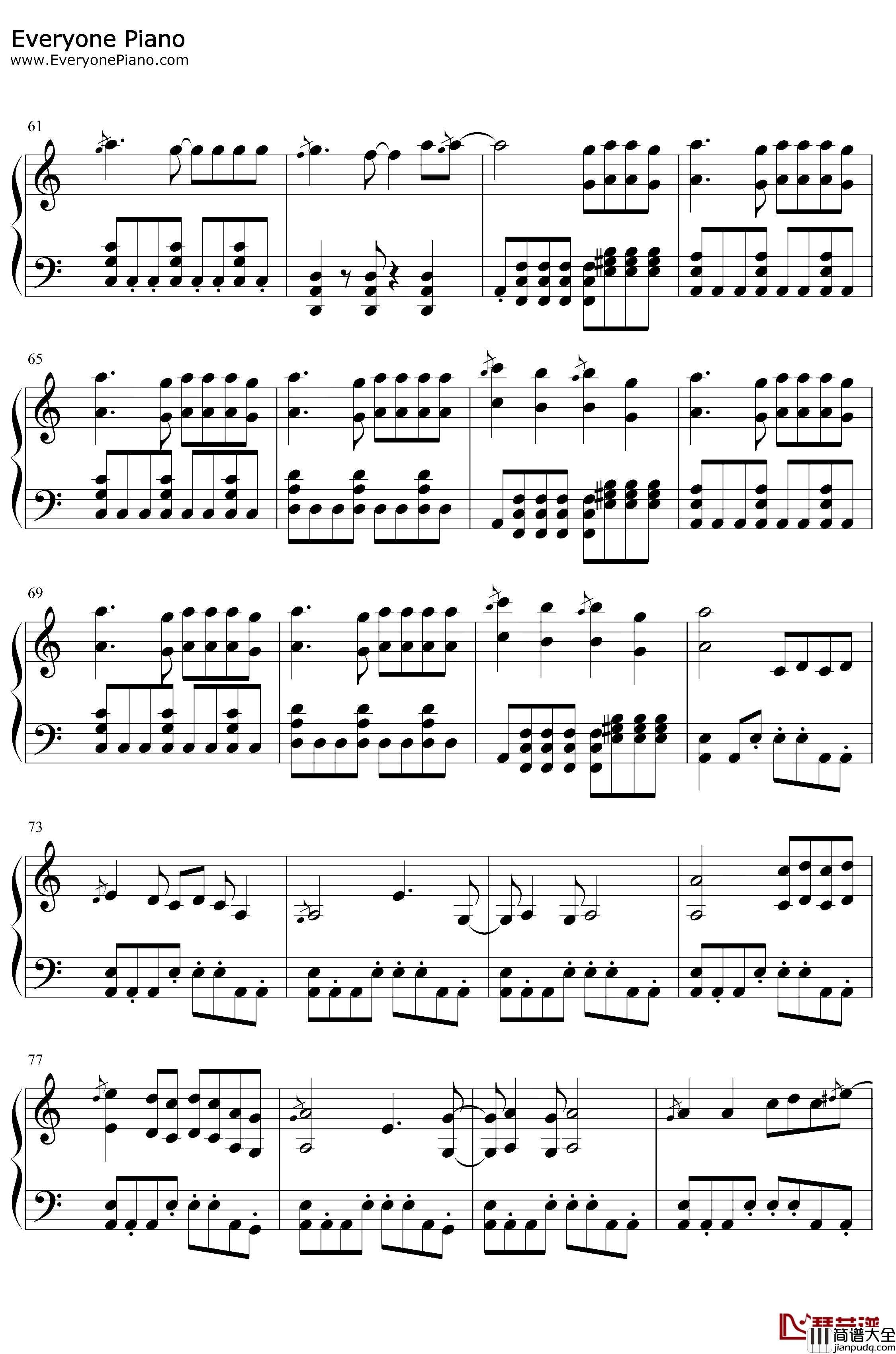 荒野魂斗罗钢琴谱_华晨宇