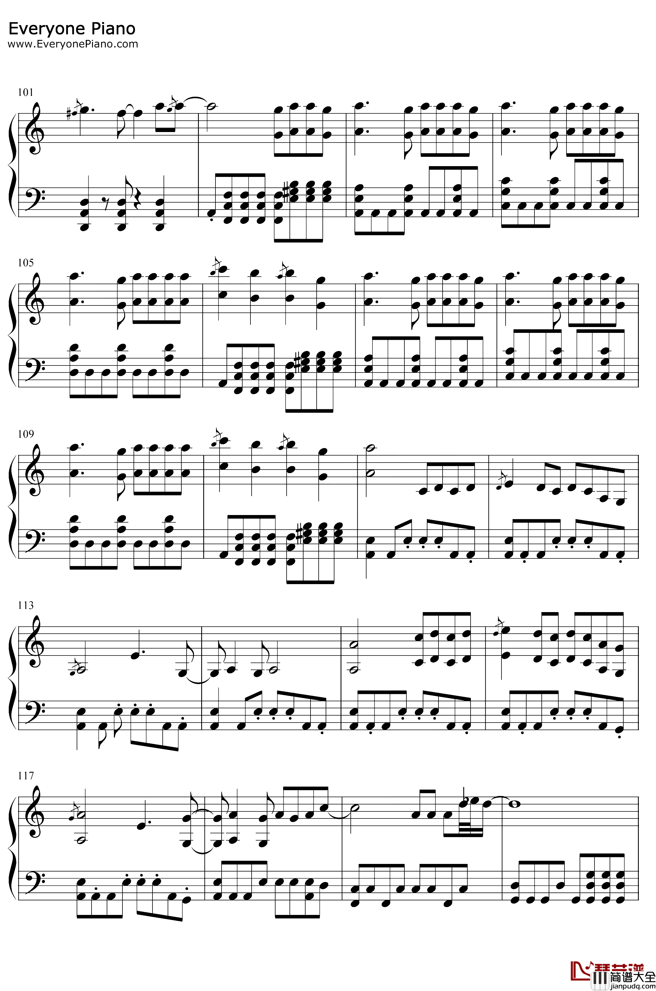 荒野魂斗罗钢琴谱_华晨宇