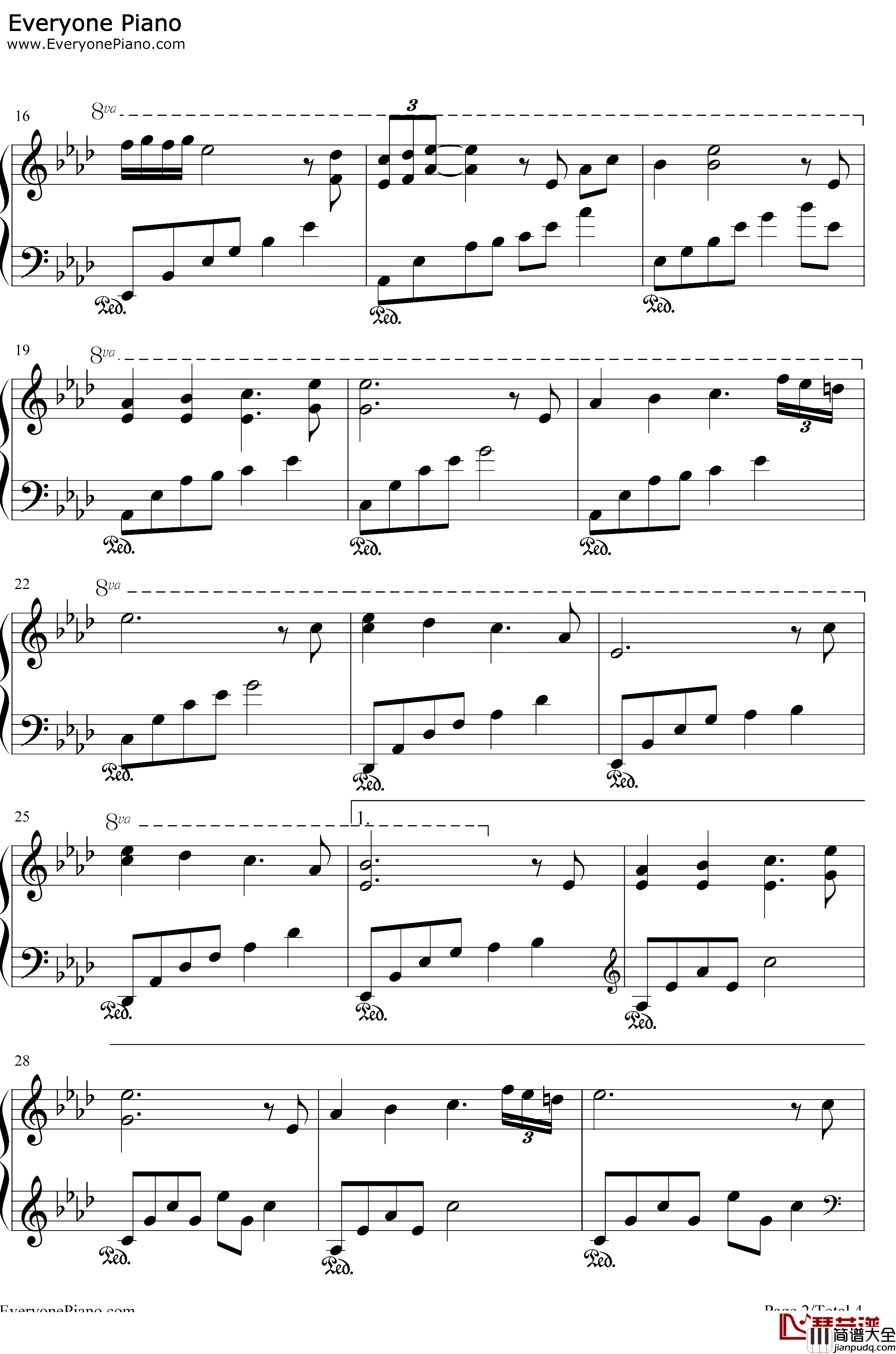 Connies_Butterfly钢琴谱_Shardad_Rohani_康妮的蝴蝶