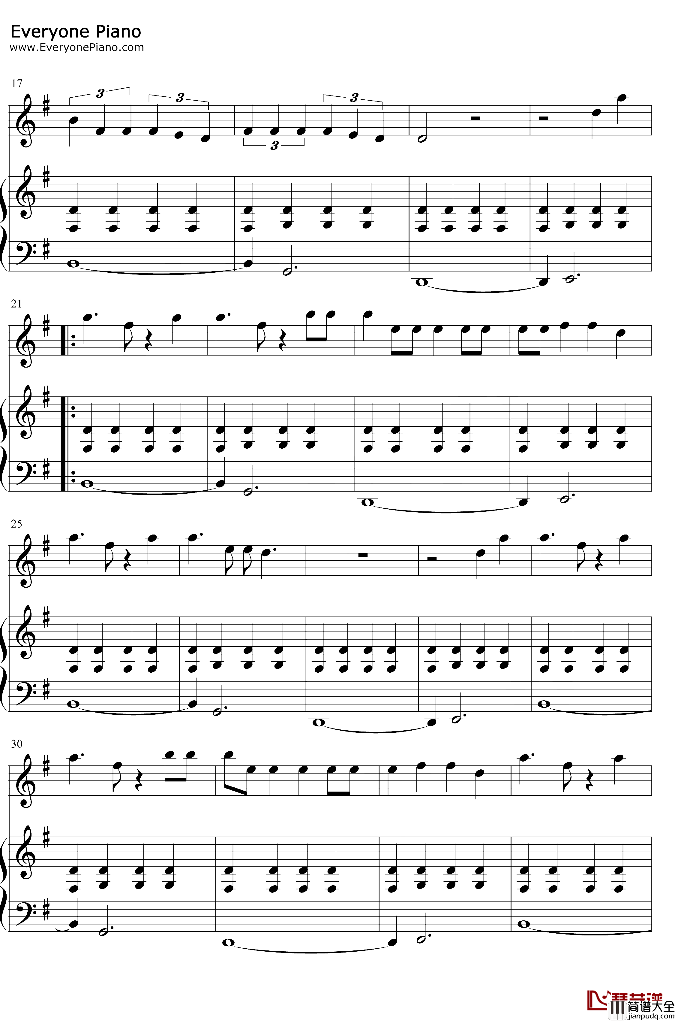 See_The_Way钢琴谱_The_Chainsmokers_Sabrina_Claudio