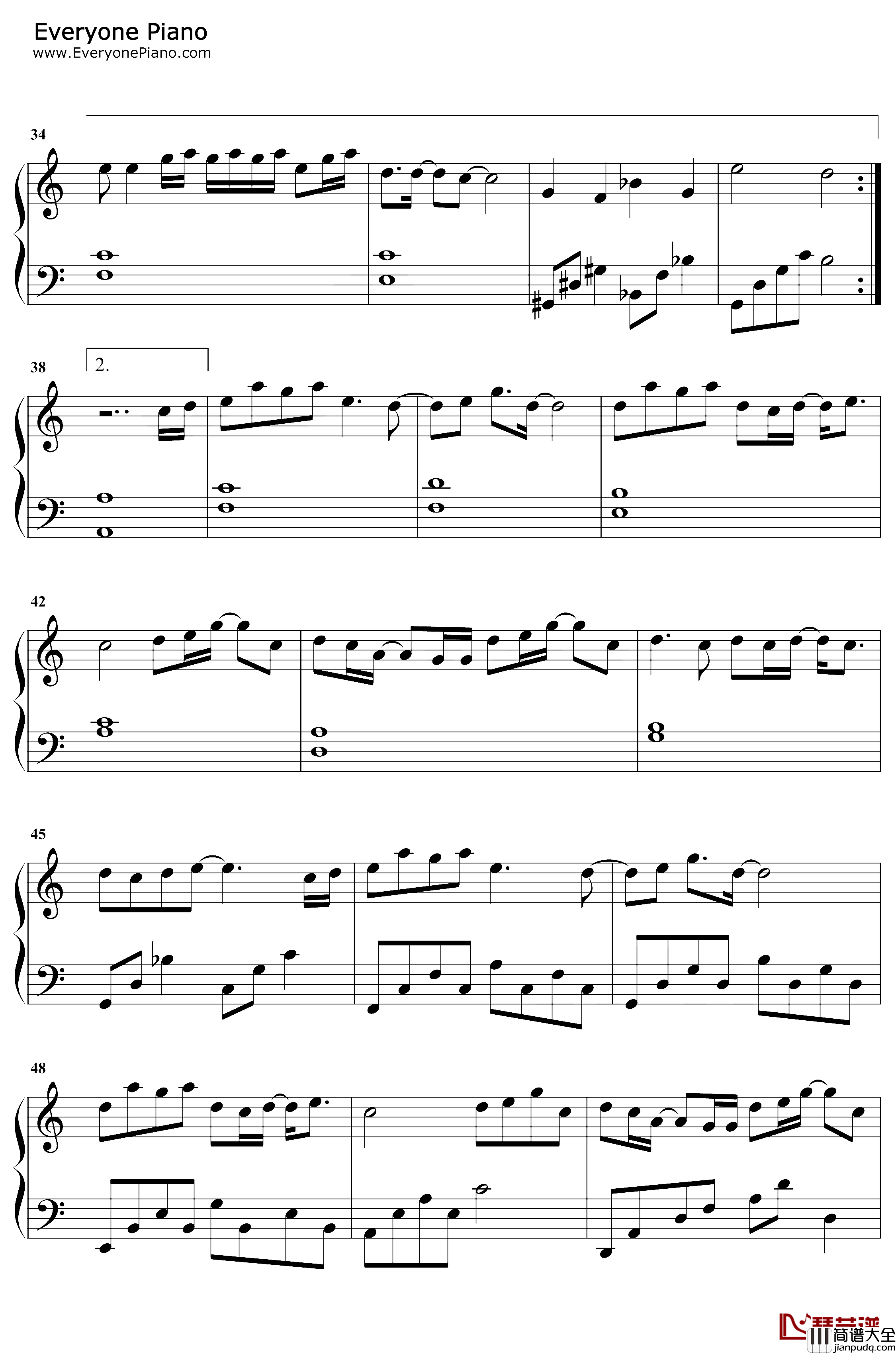 晚吟钢琴谱_李俊毅_两世欢插曲