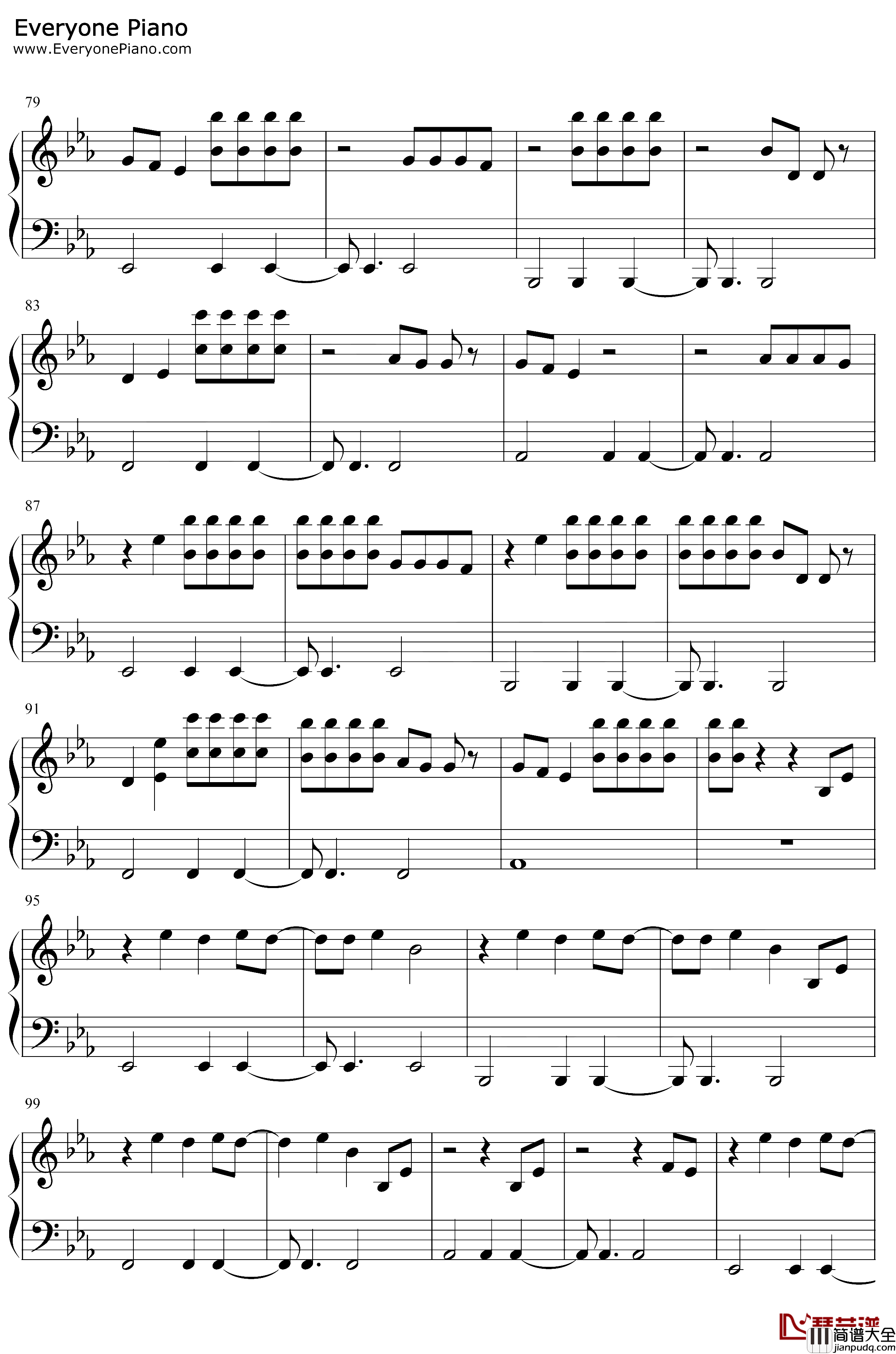 Only_the_Young钢琴谱_Taylor_Swift_美国甜心小姐宣传曲