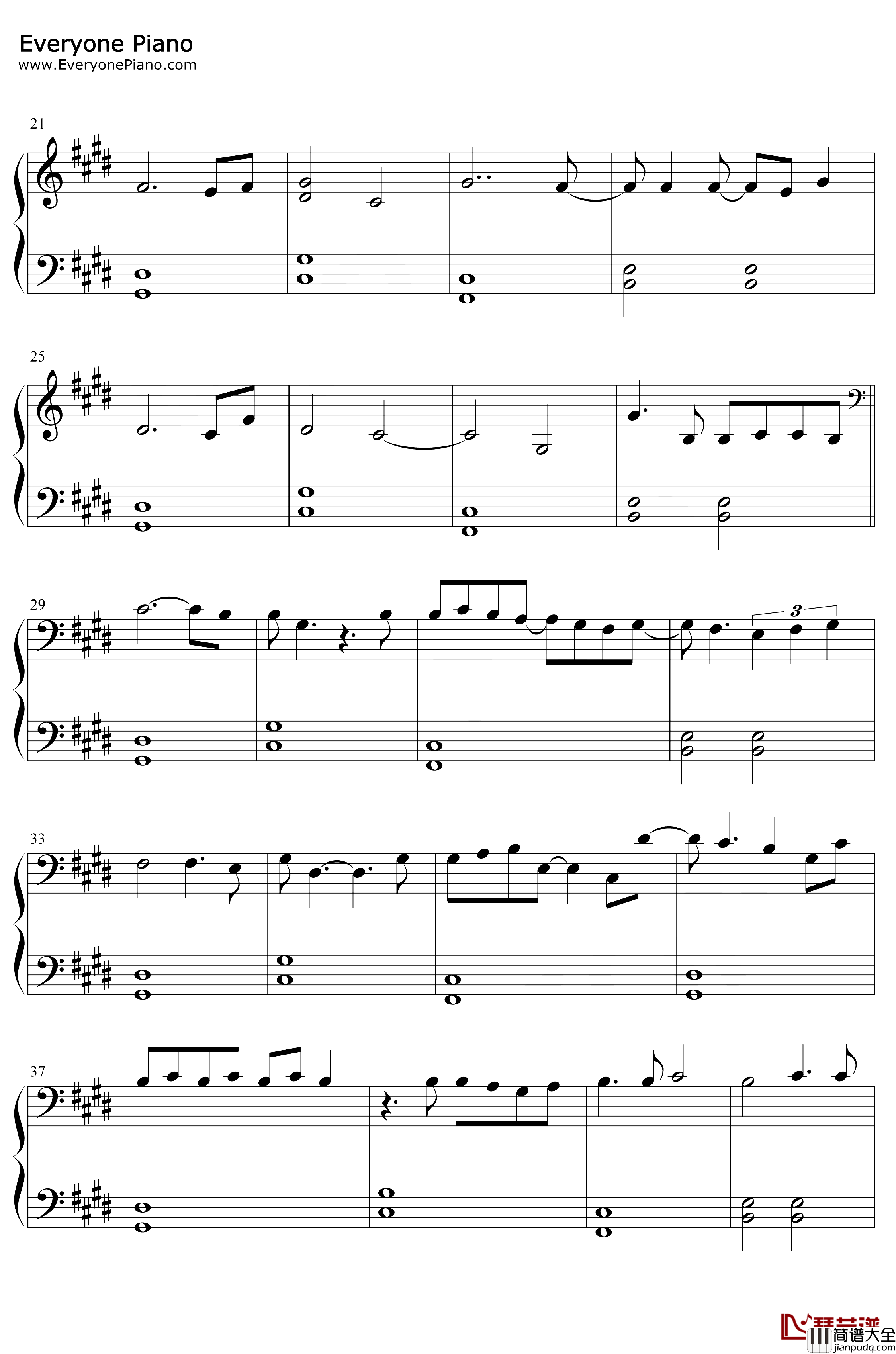 Get_Me钢琴谱_Justin_Bieber_Kehlani