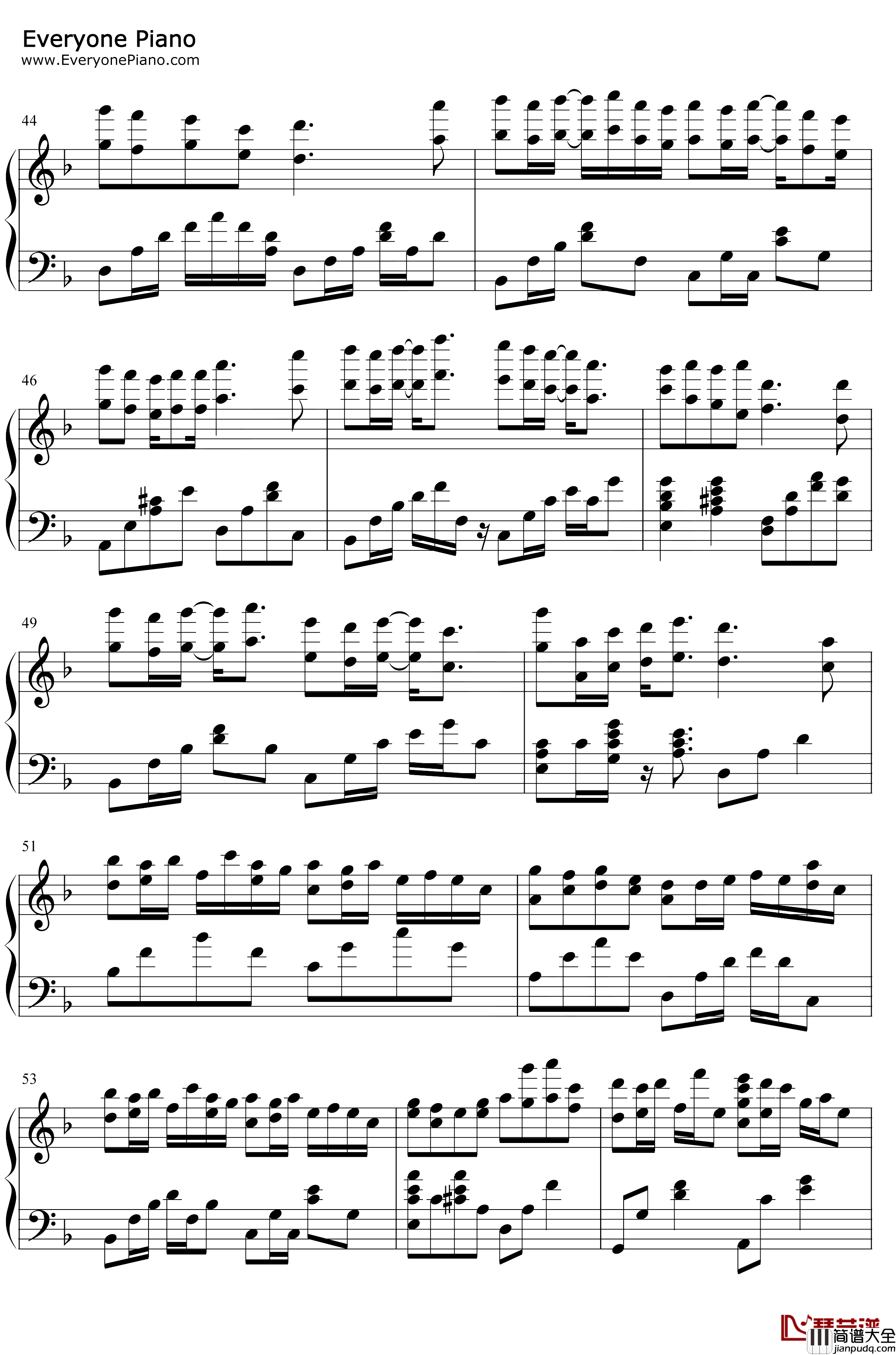 Half_of_Sweet钢琴谱_Music゛◆伤逝ゝ_原创音乐