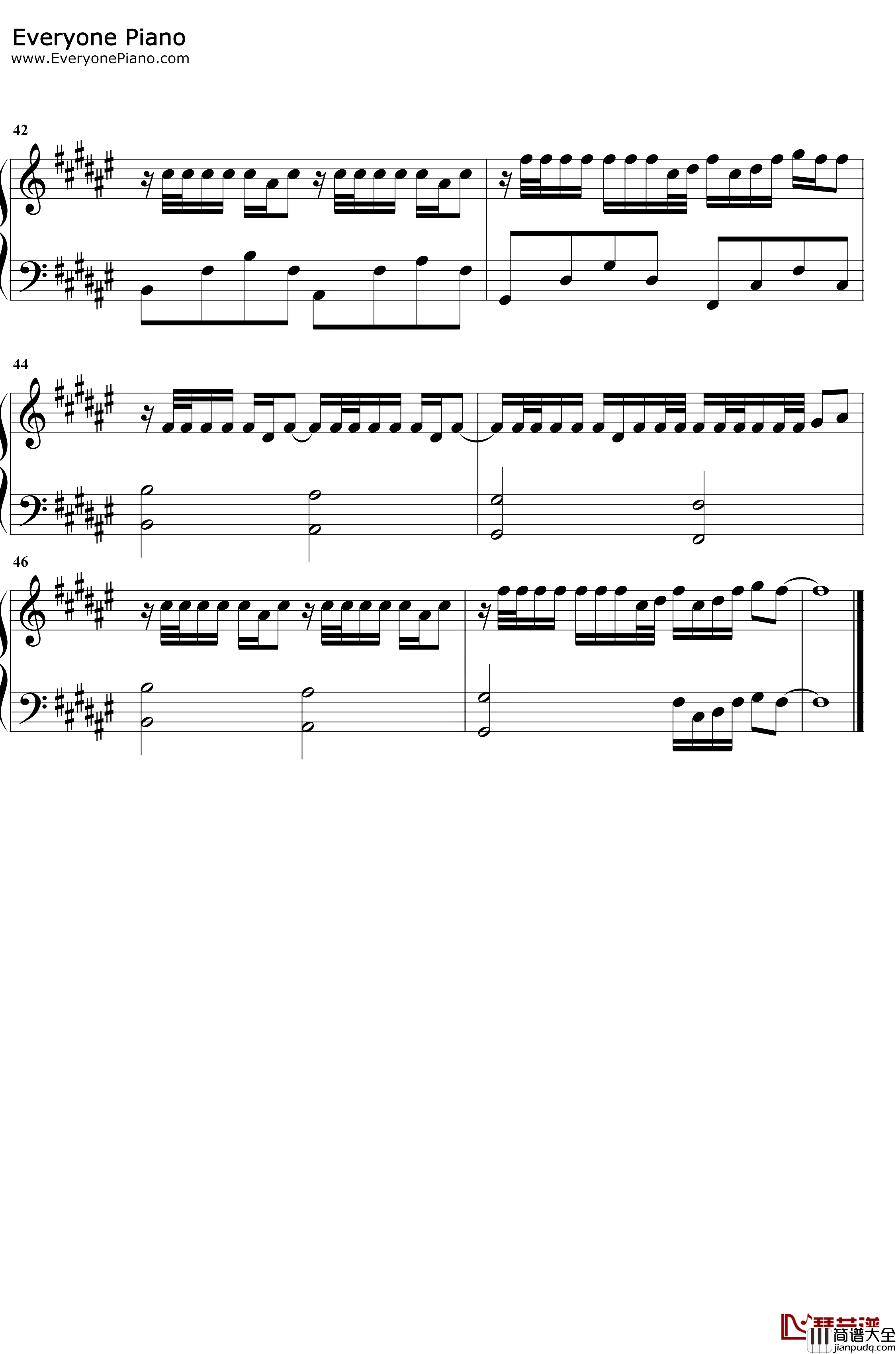 想念钢琴谱_梁博_梁博赋予了原曲新的灵魂