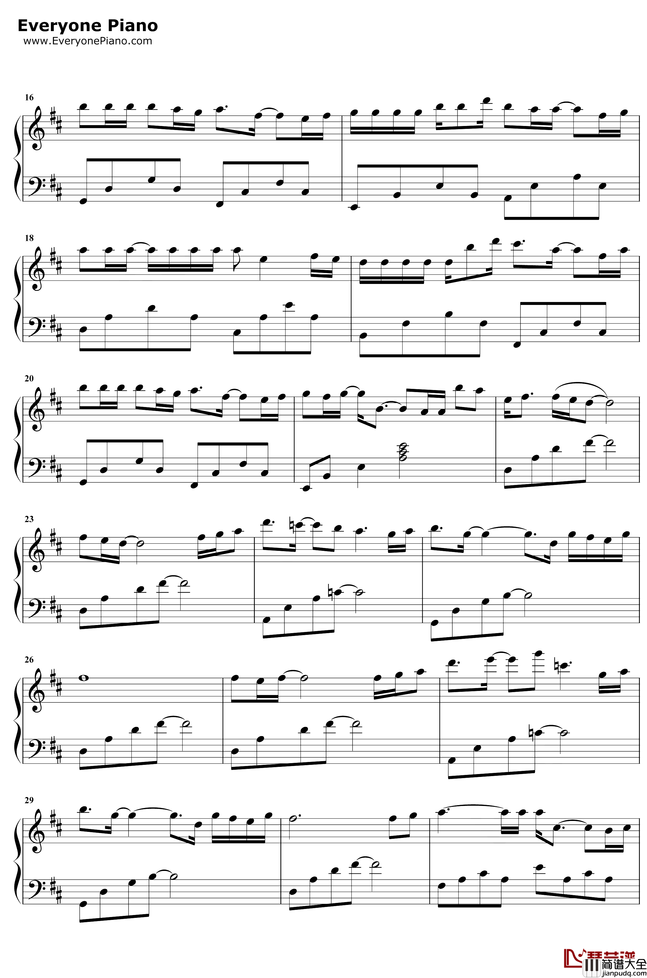 最好的我们钢琴谱_朱进罗琳_最好的我们