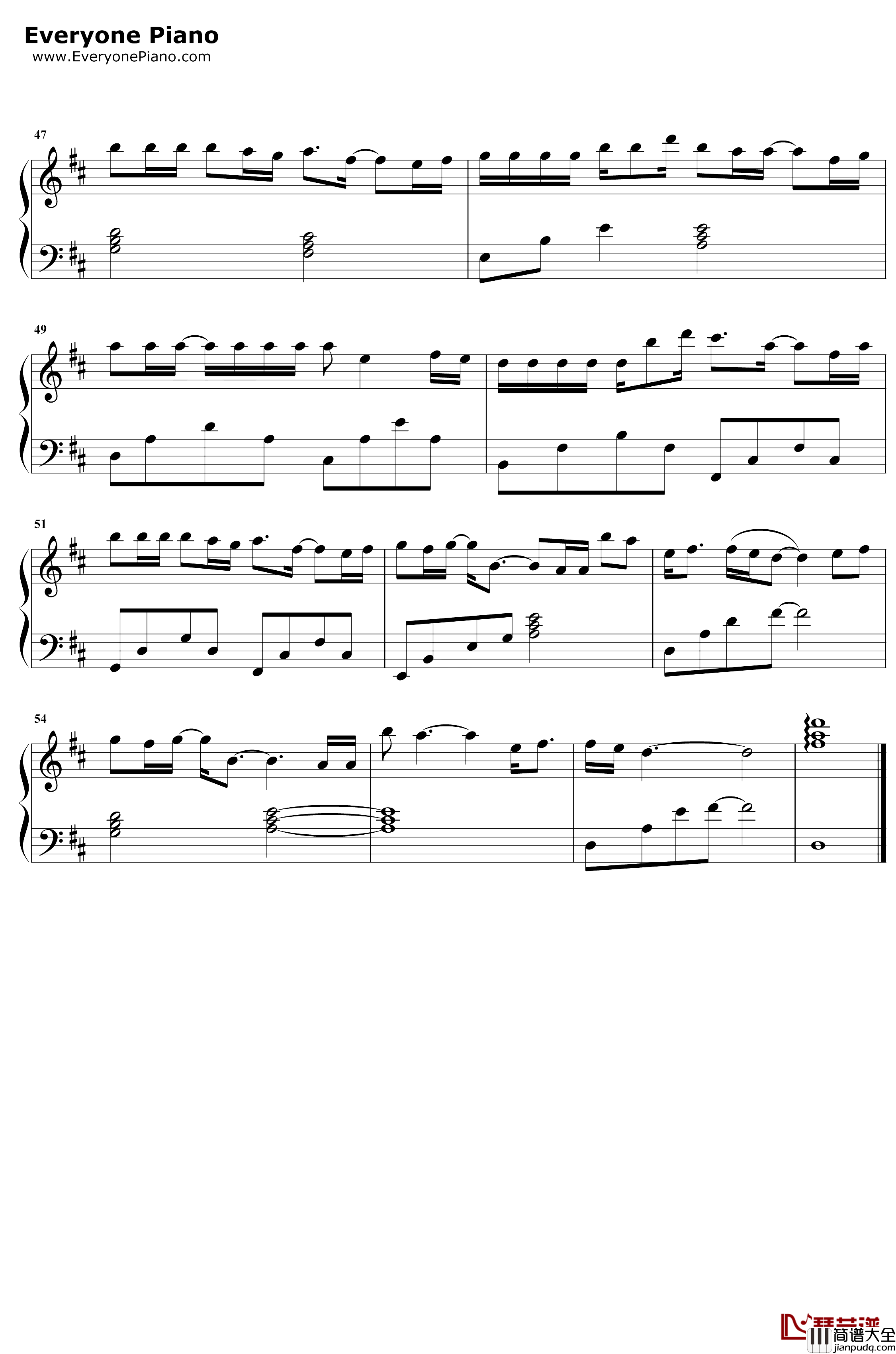 最好的我们钢琴谱_朱进罗琳_最好的我们